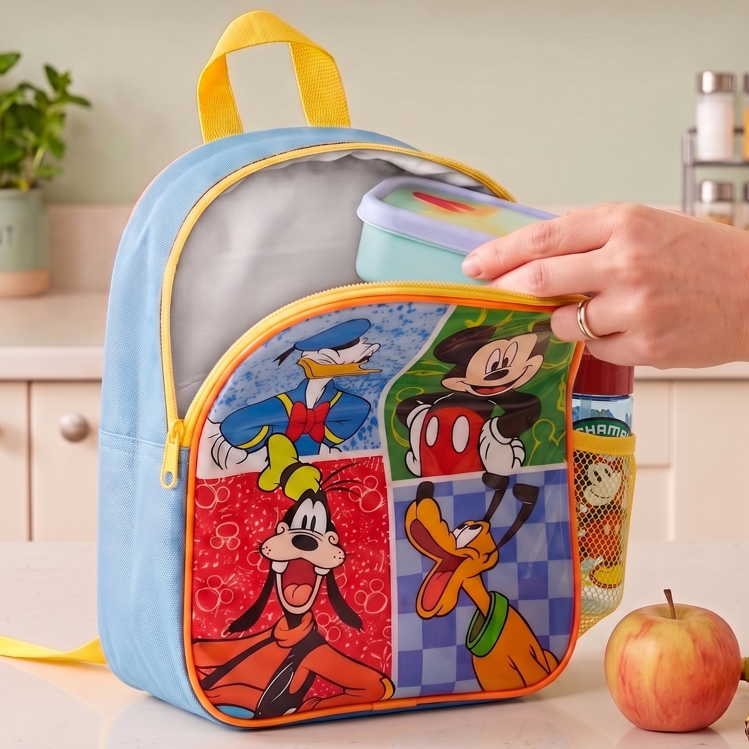 Disney Mickey Mouse & Donald Duck Insulated Lunch Backpack