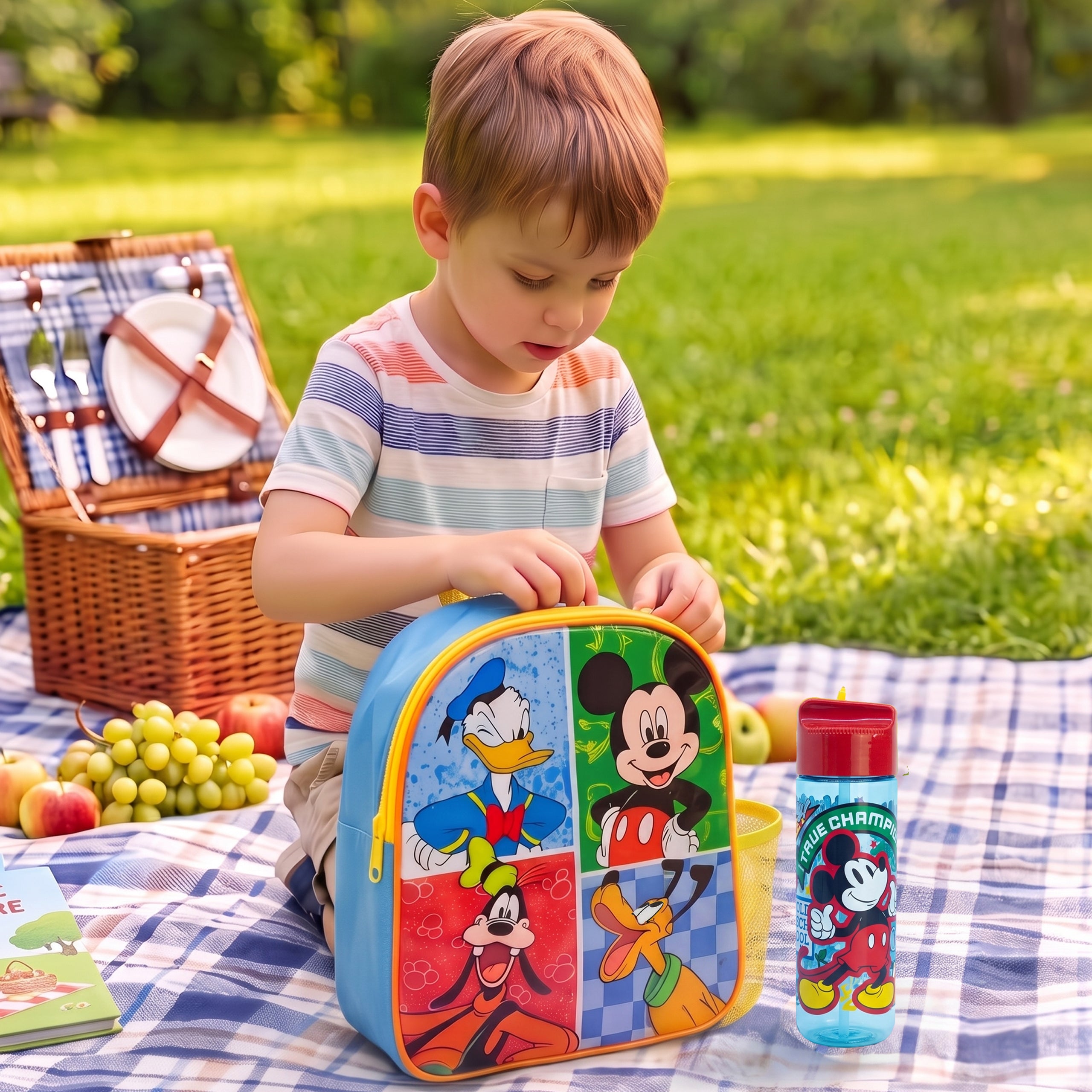 Disney Mickey Mouse & Donald Duck Insulated Lunch Backpack