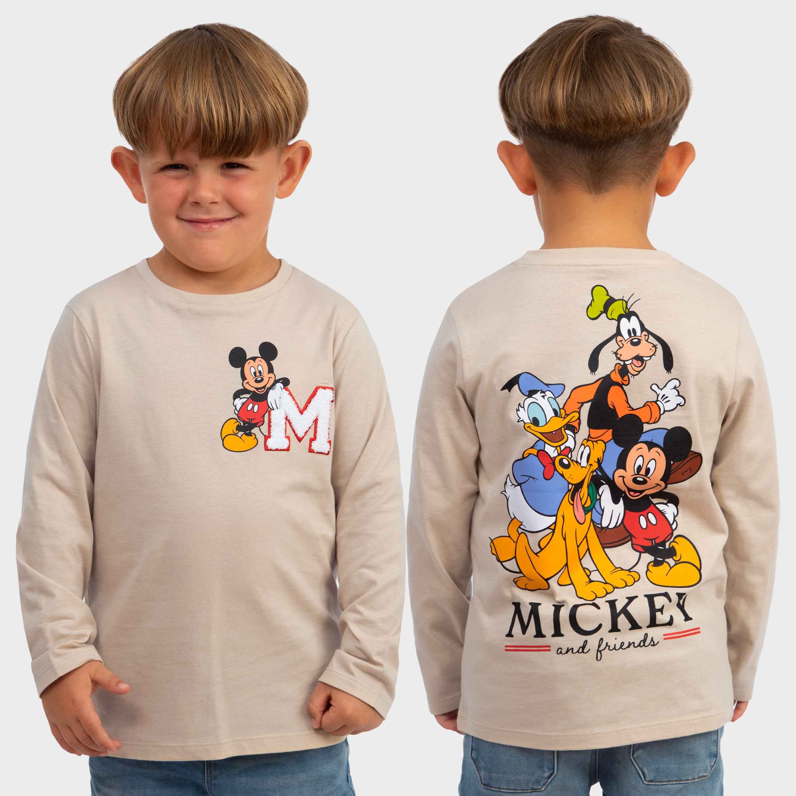 Boys Mickey Mouse Long Sleeve T-shirt