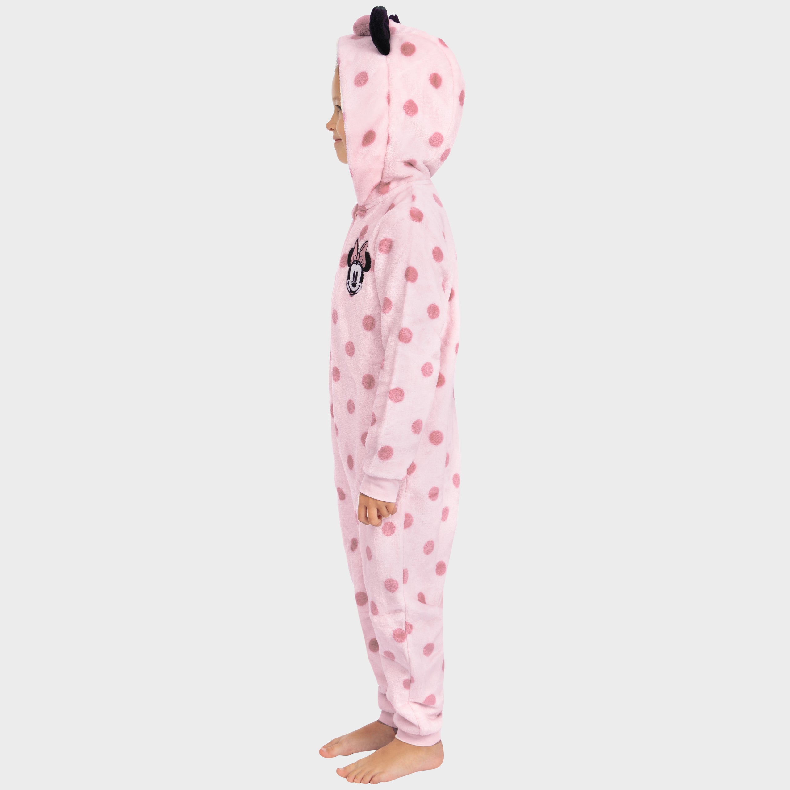 Disney Minnie Mouse Onesie With 3D Ears And Bow