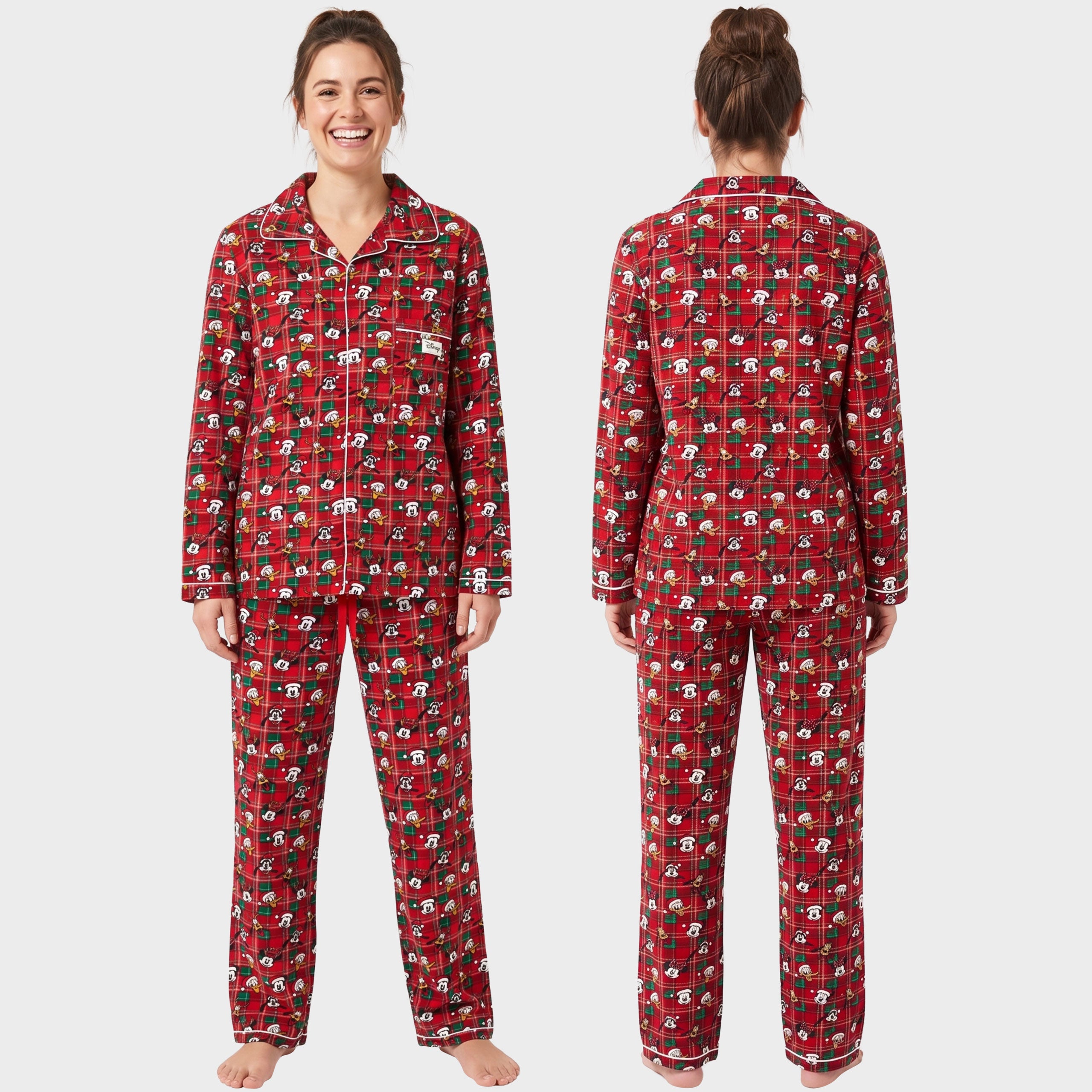 Disney Mickey and Friends Christmas Family Pyjamas- Ladies