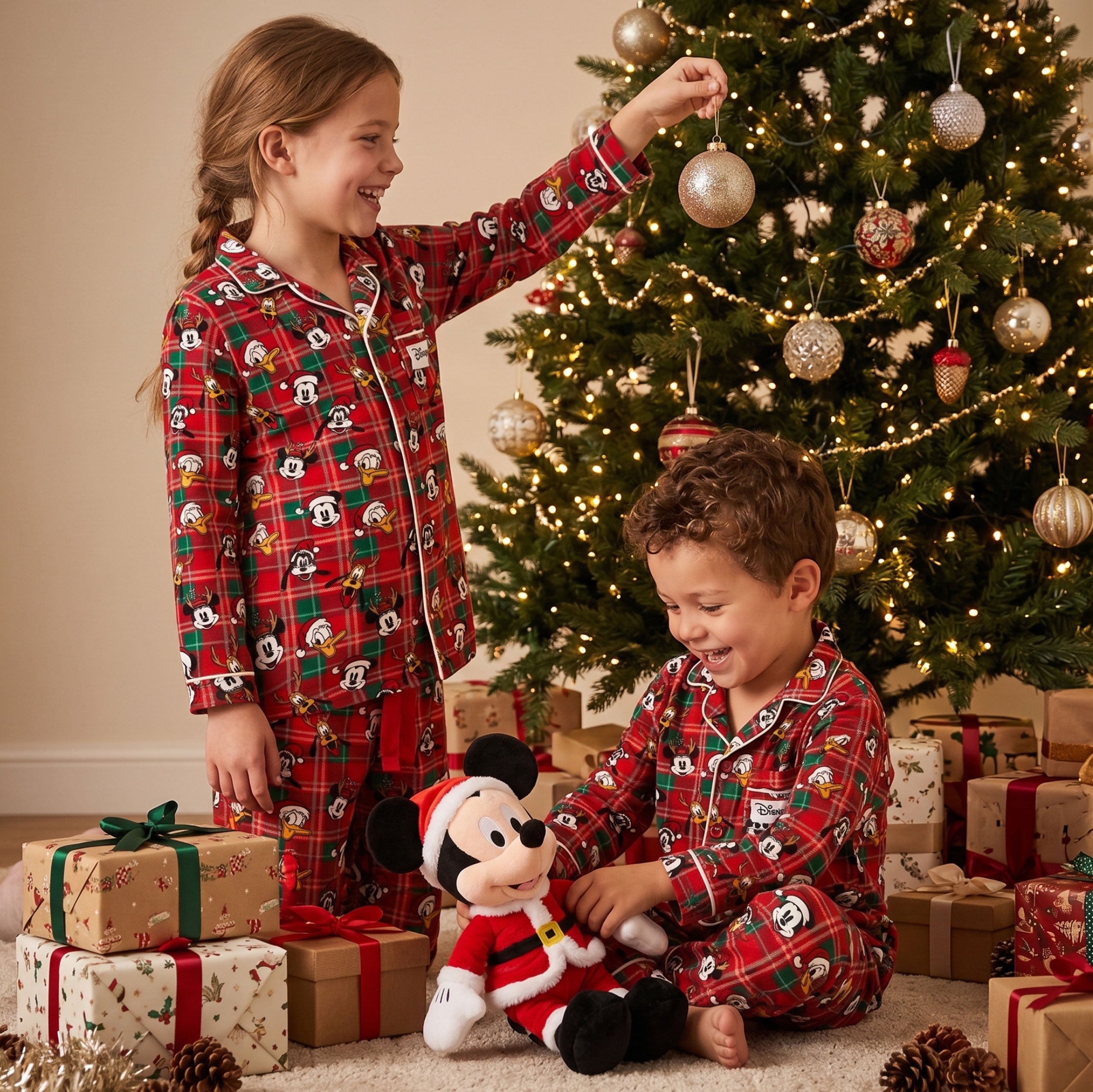 Mickey and Friends Christmas Family Pyjamas - Children