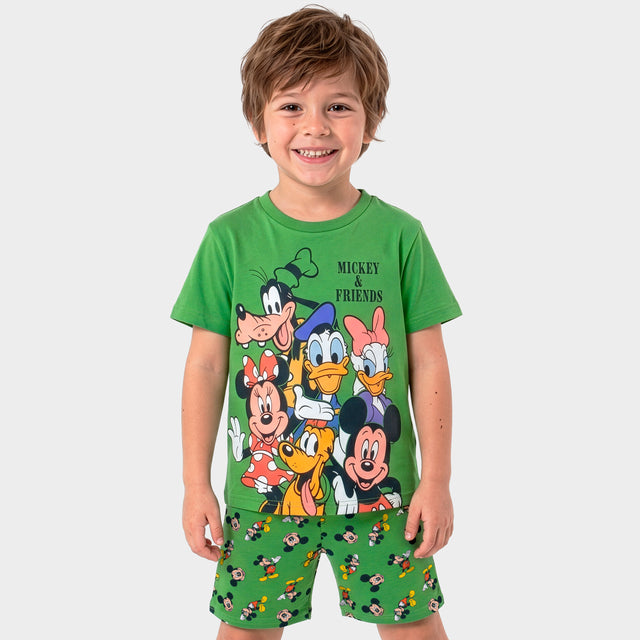 Disney Mickey Mouse And Friends Short Pyjamas