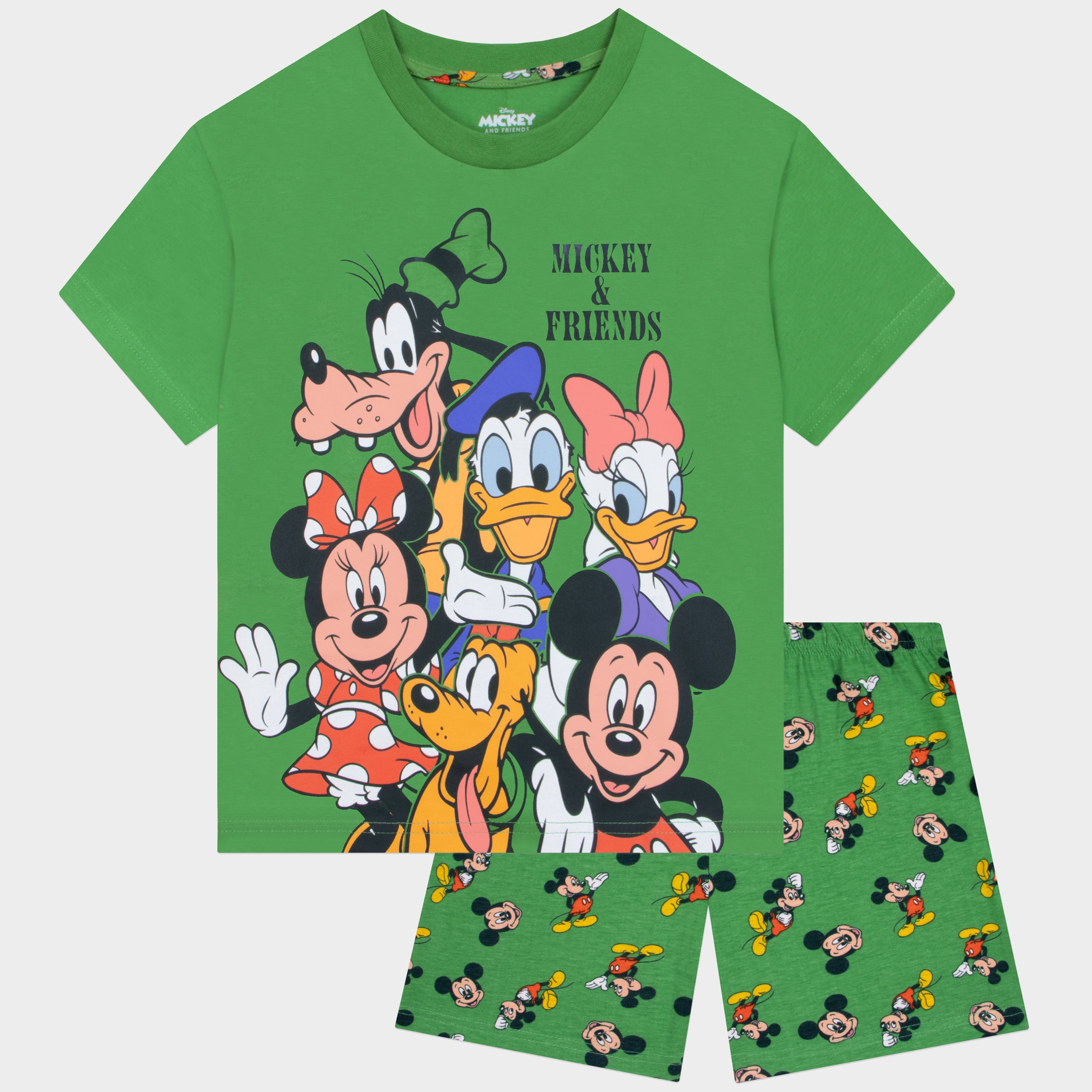 Disney Mickey Mouse And Friends Short Pyjamas