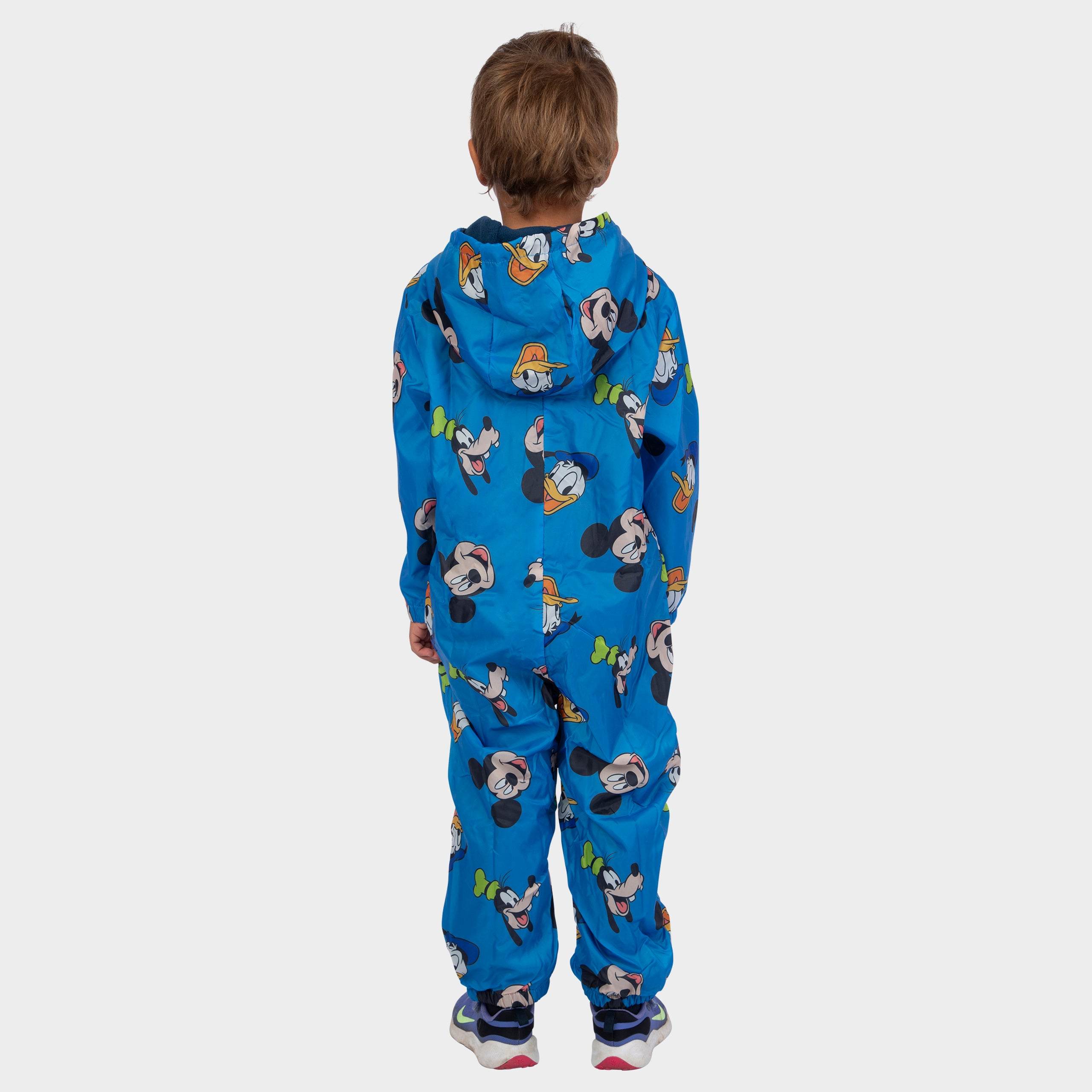 Mickey Mouse Boys Puddlesuit Soft Fleece Inside Disney