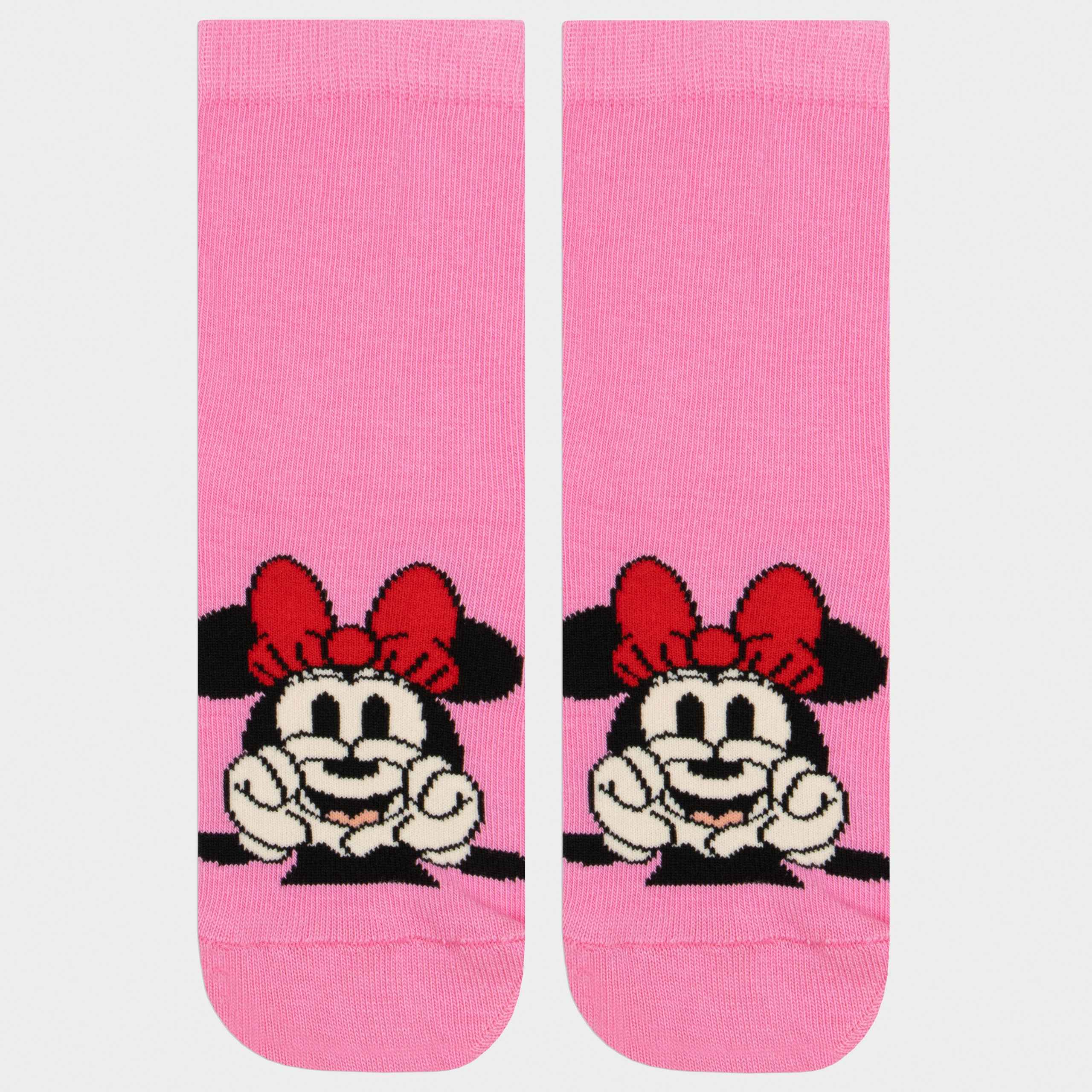 Disney Minnie Mouse Pack Of 3 Socks