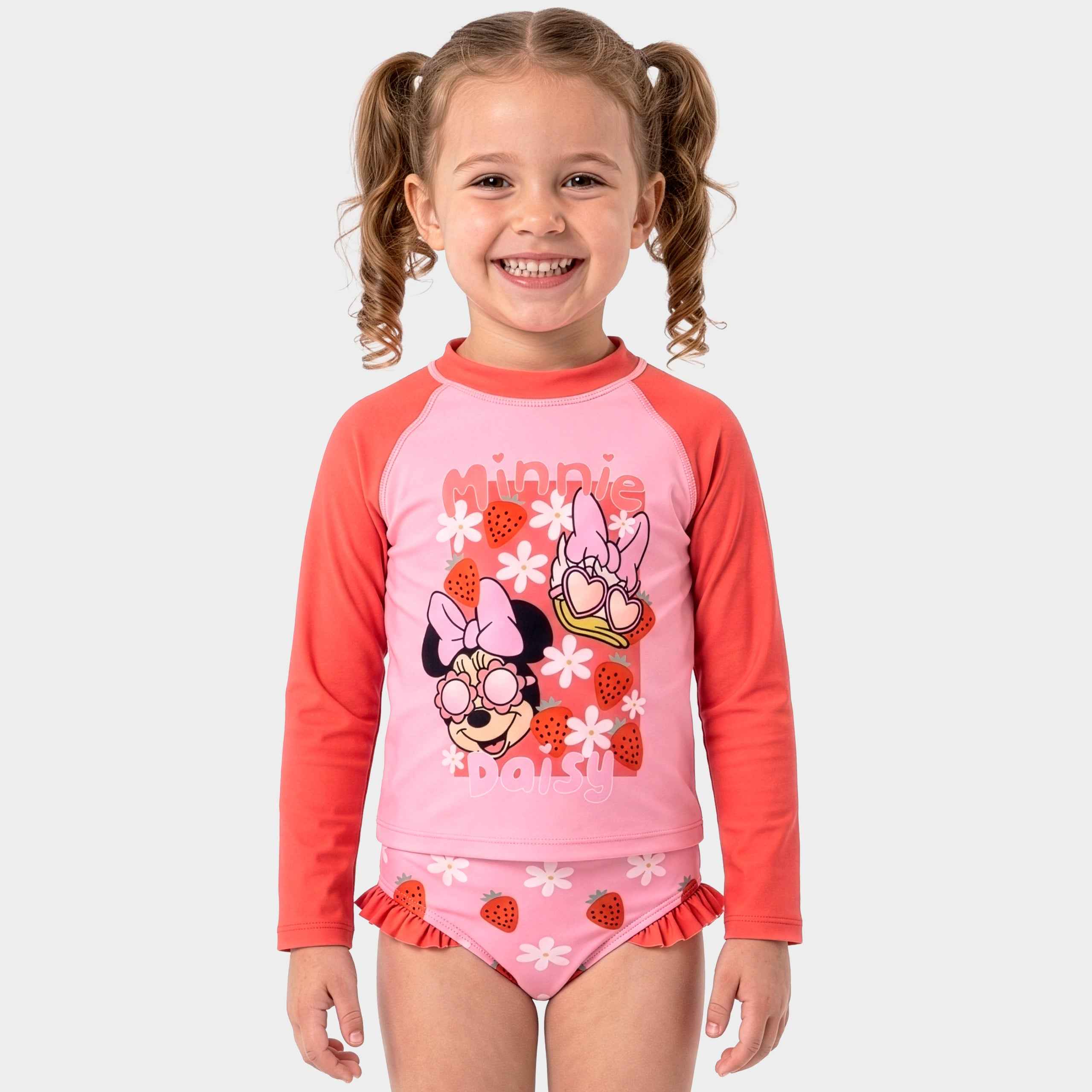 Disney Minnie Mouse And Daisy Duck Strawberry Swimsuit