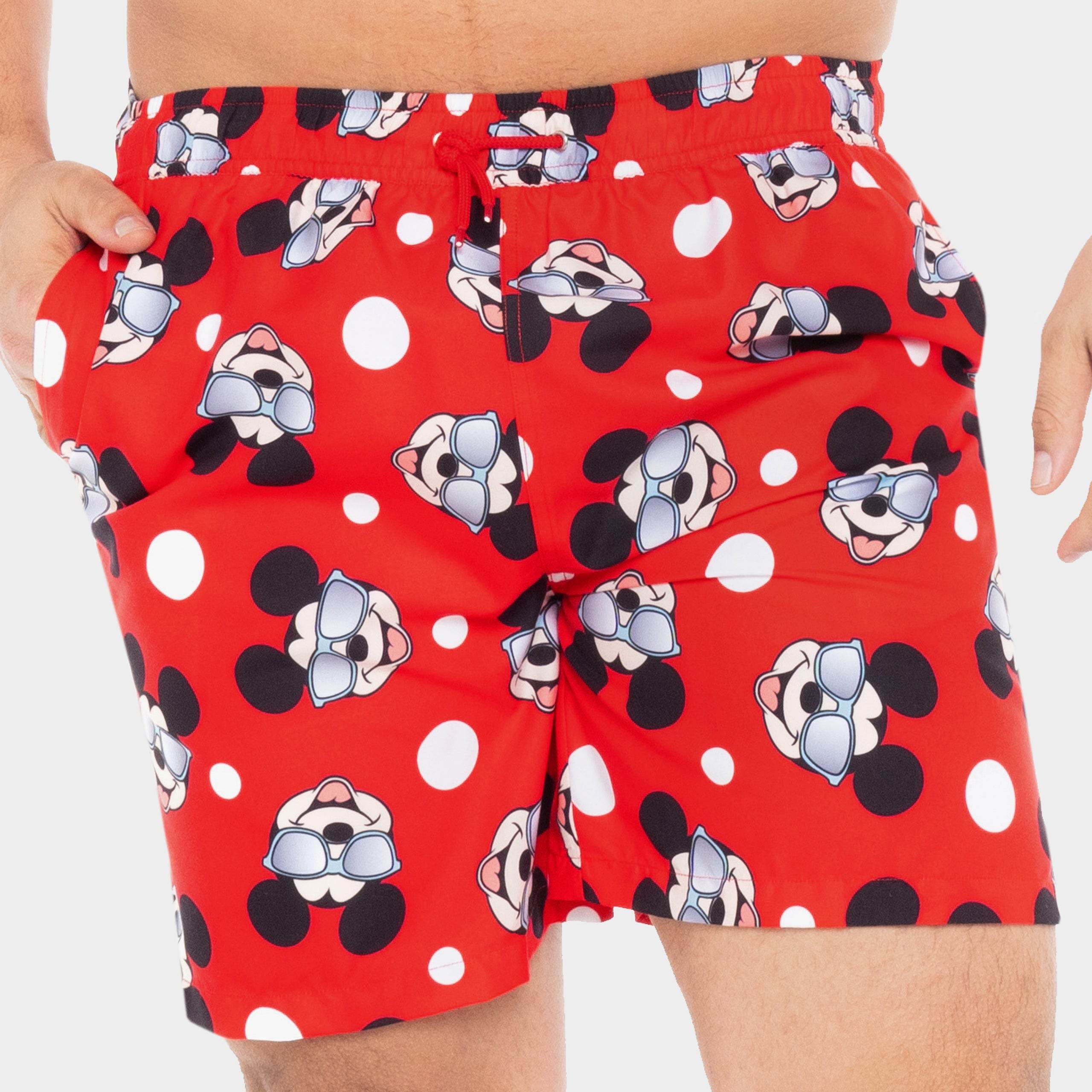 Mens Mickey Mouse Swim Trunks Disney Swim Shorts