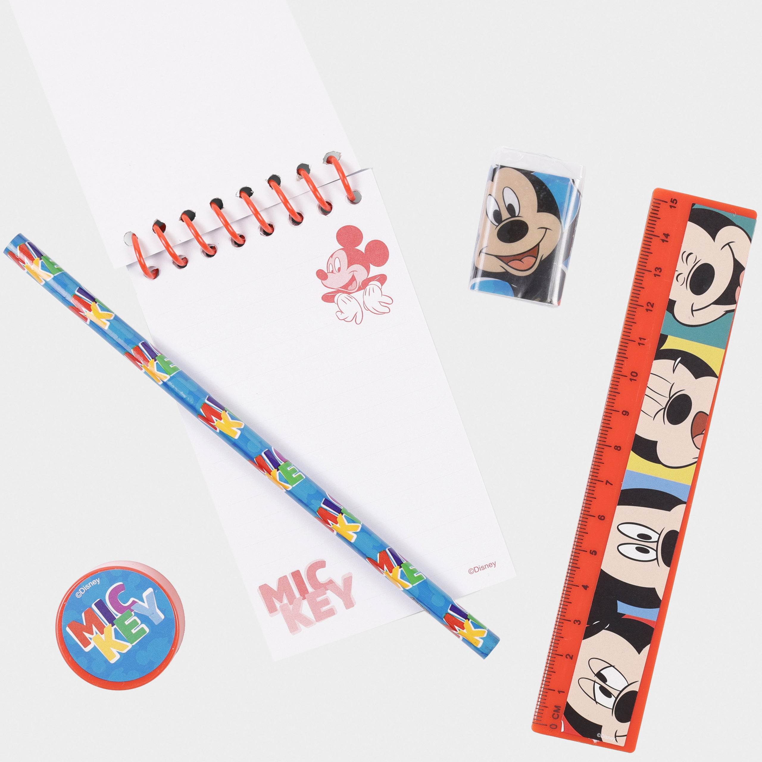 Mickey Mouse 5 Piece Stationary Set - Character.com