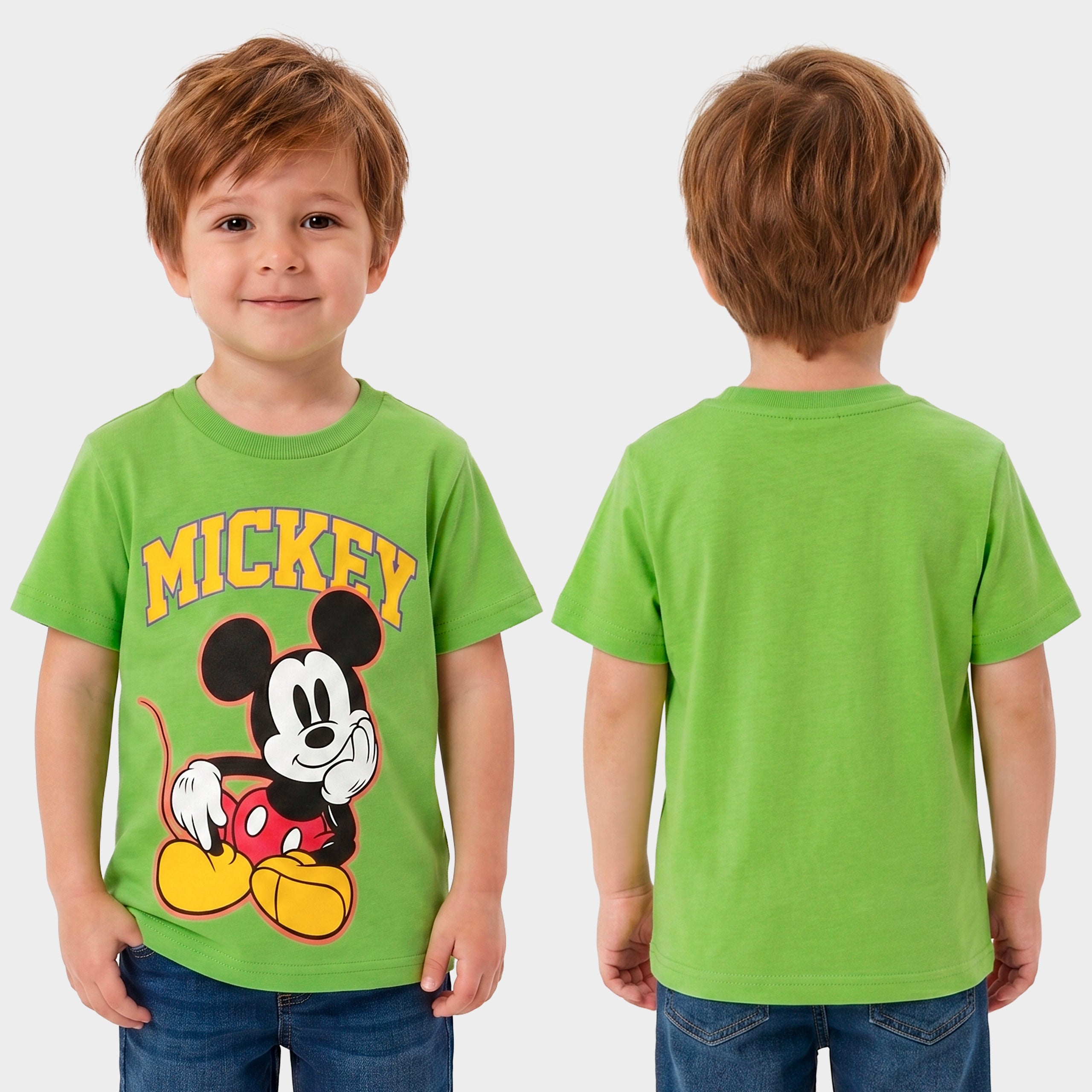 Boys Mickey Mouse 3 Pack T-Shirts