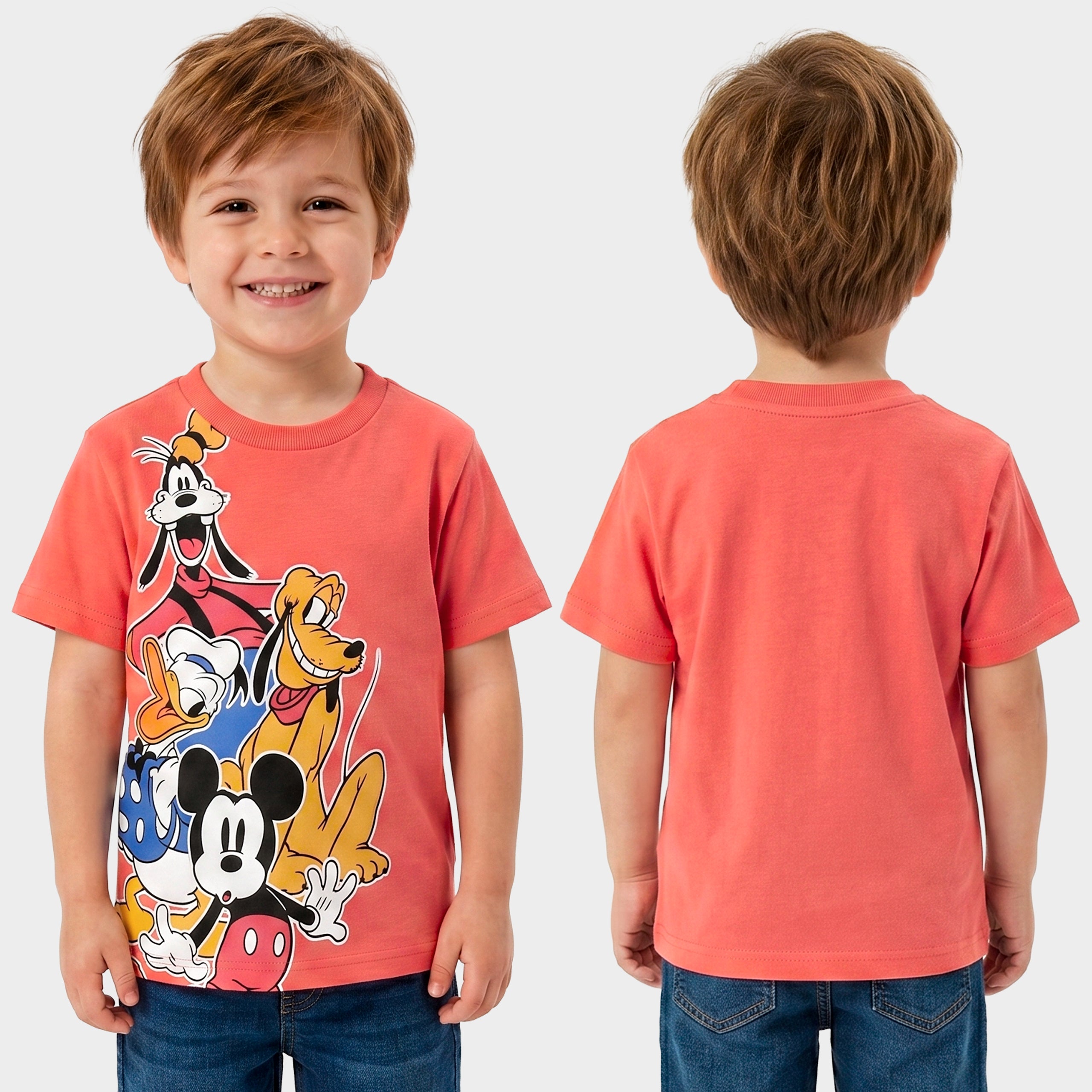Boys Mickey Mouse 3 Pack T-Shirts