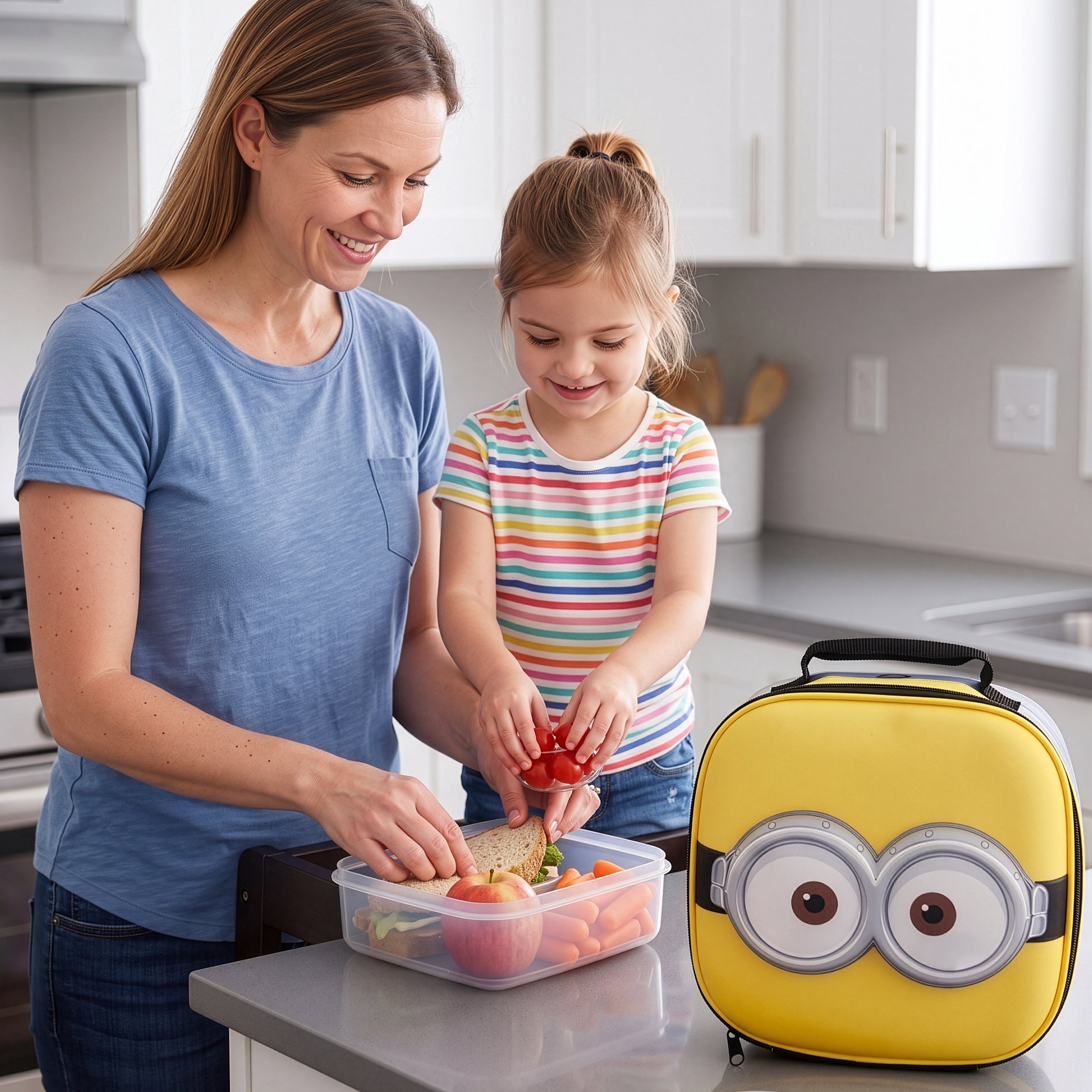 Minions Dave 3D Insulated Lunch Bag