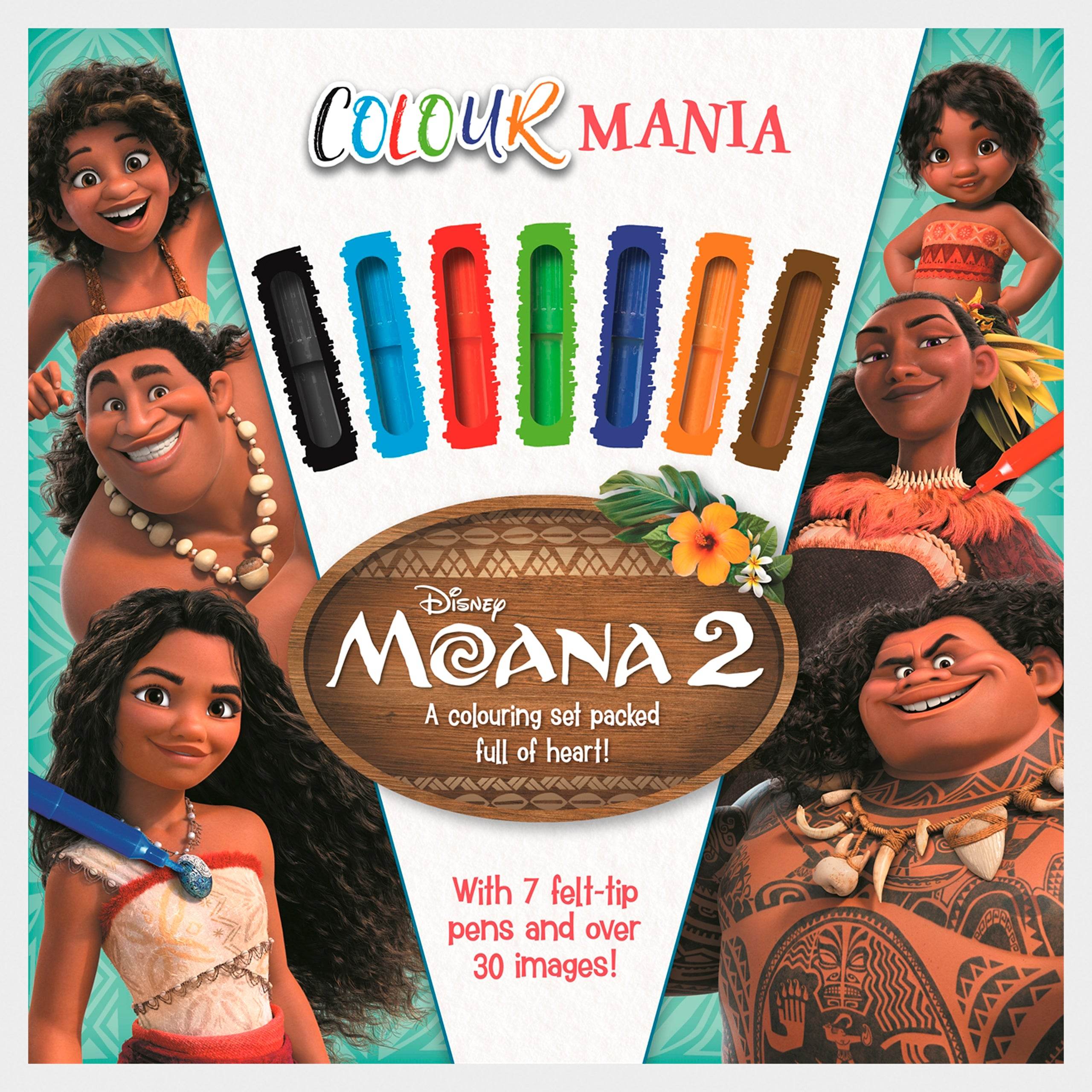 Disney Moana 2 Colouring Book - Character.com
