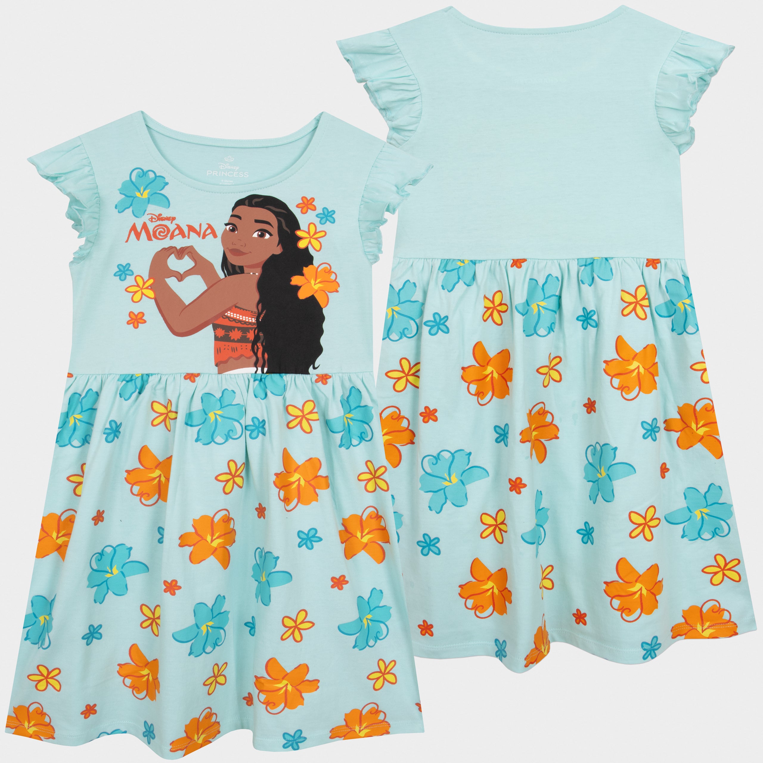 Disney Moana 2 Pack Short Sleeve Dress