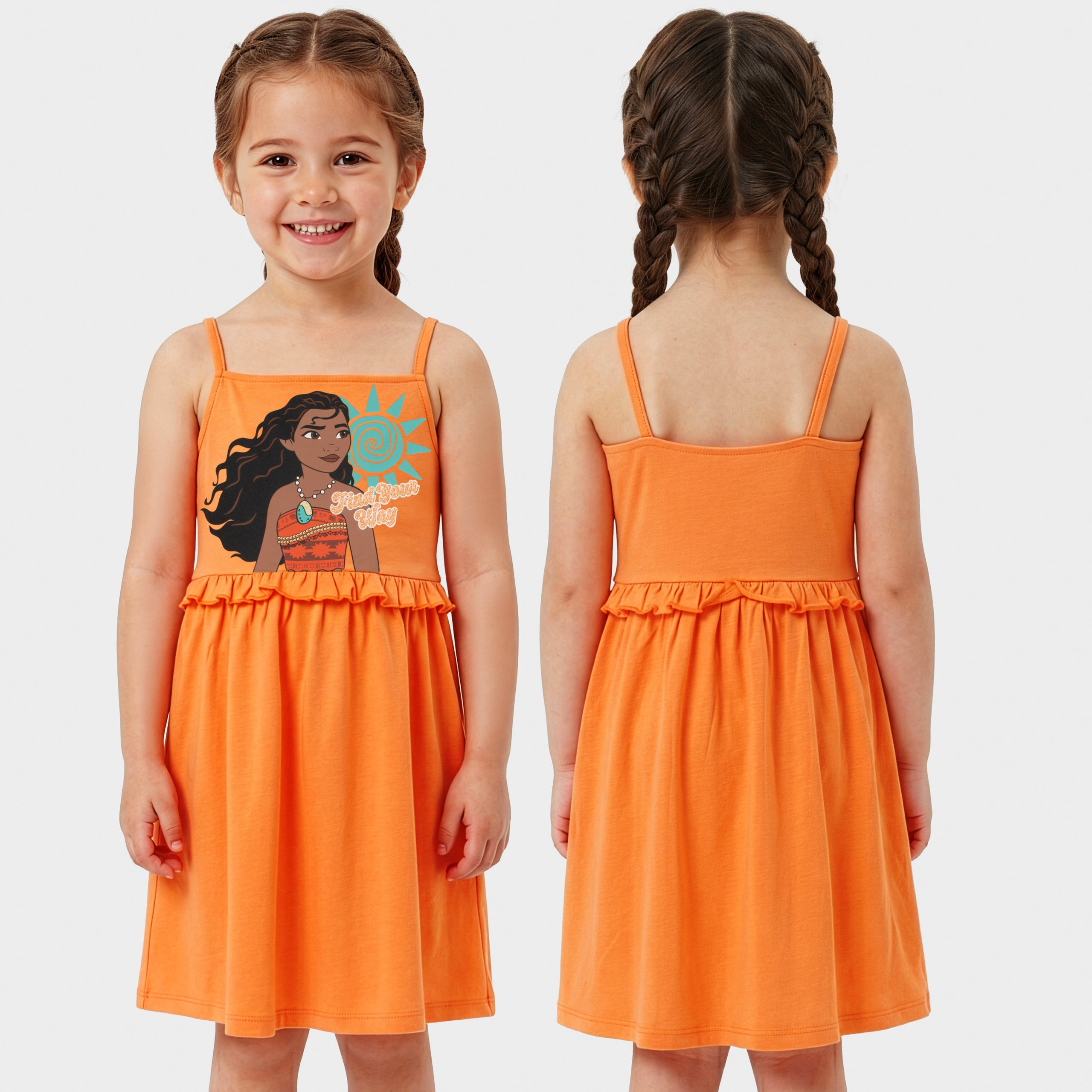 Disney Moana 2 Pack Short Sleeve Dress