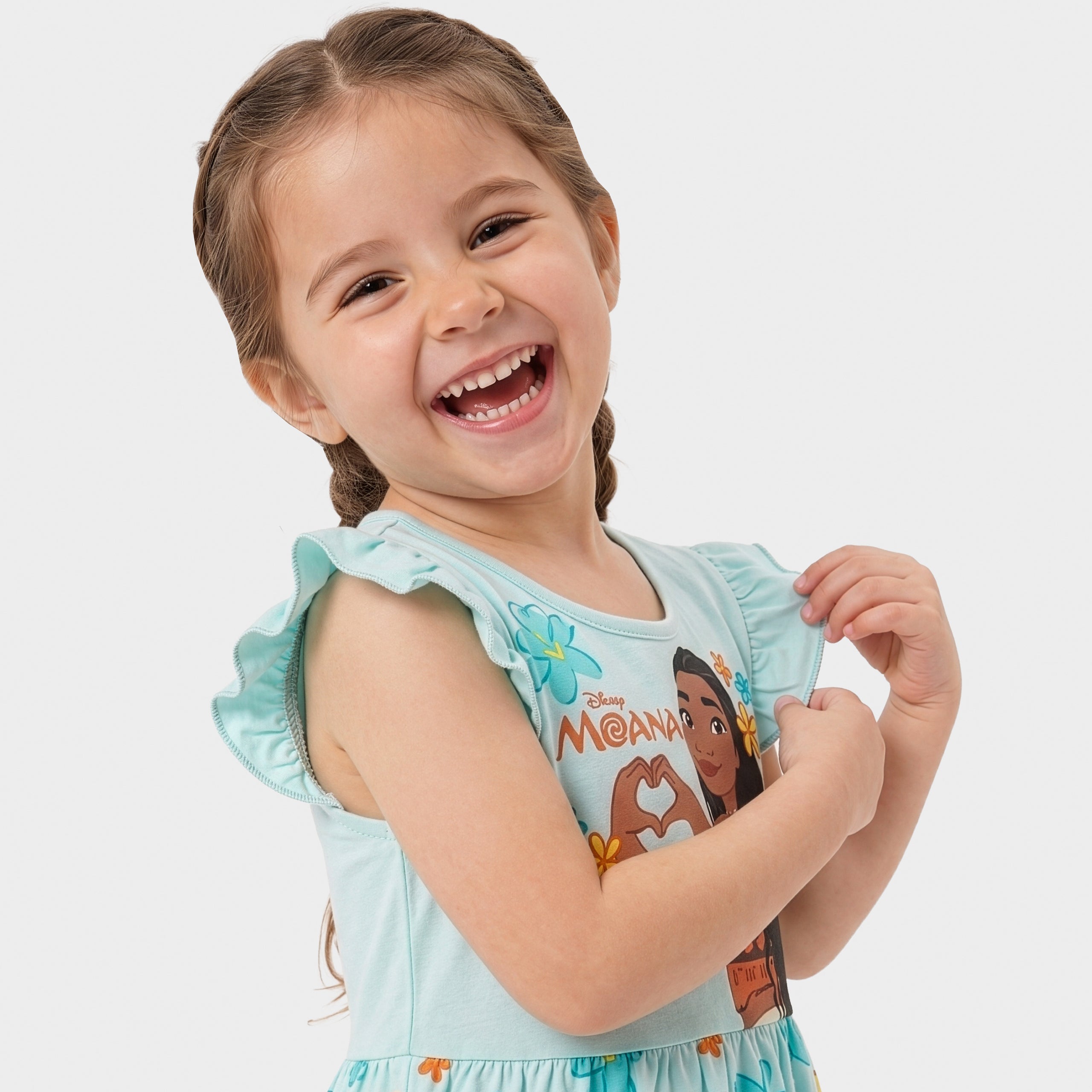 Disney Moana 2 Pack Short Sleeve Dress