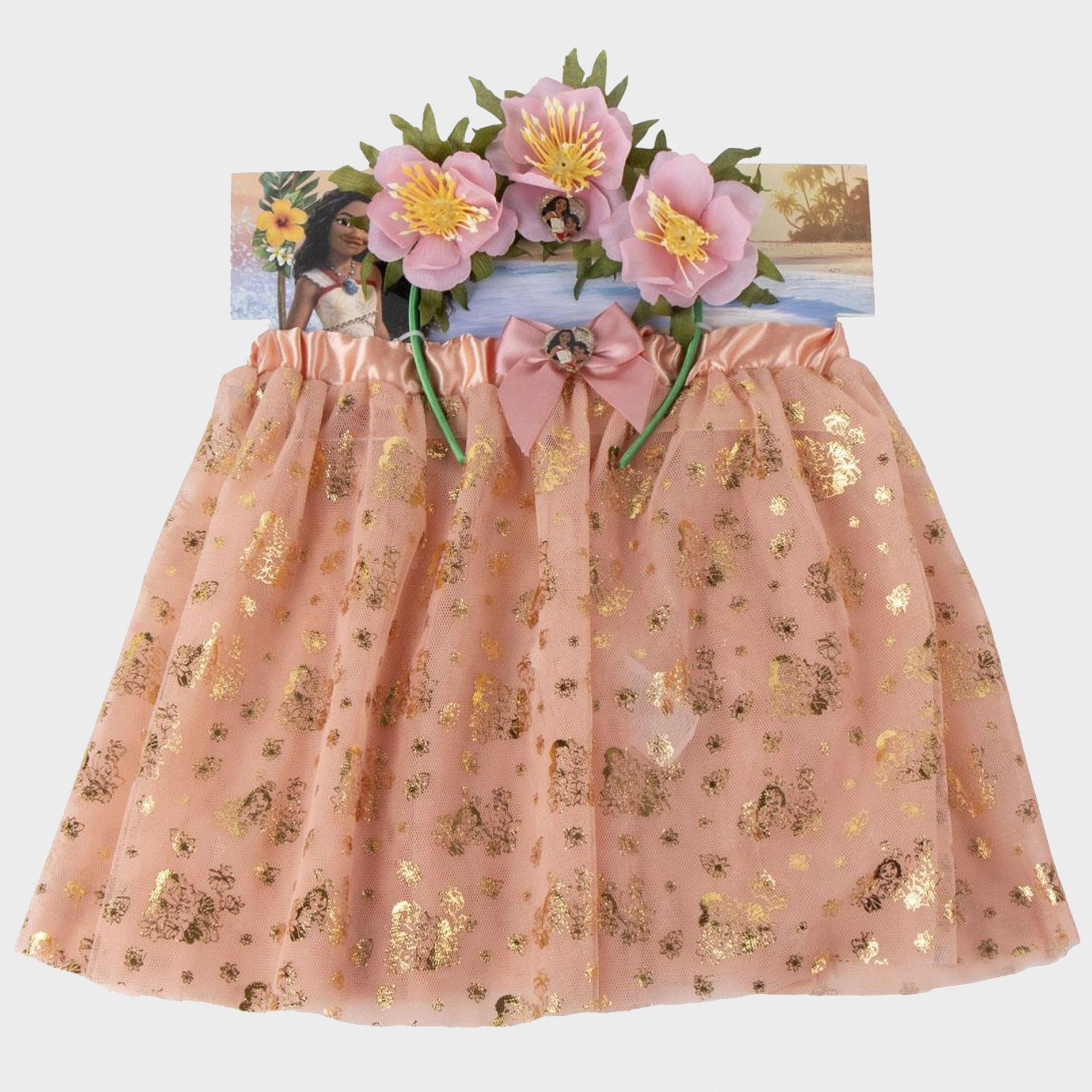 Disney Moana Tutu And Headband Set