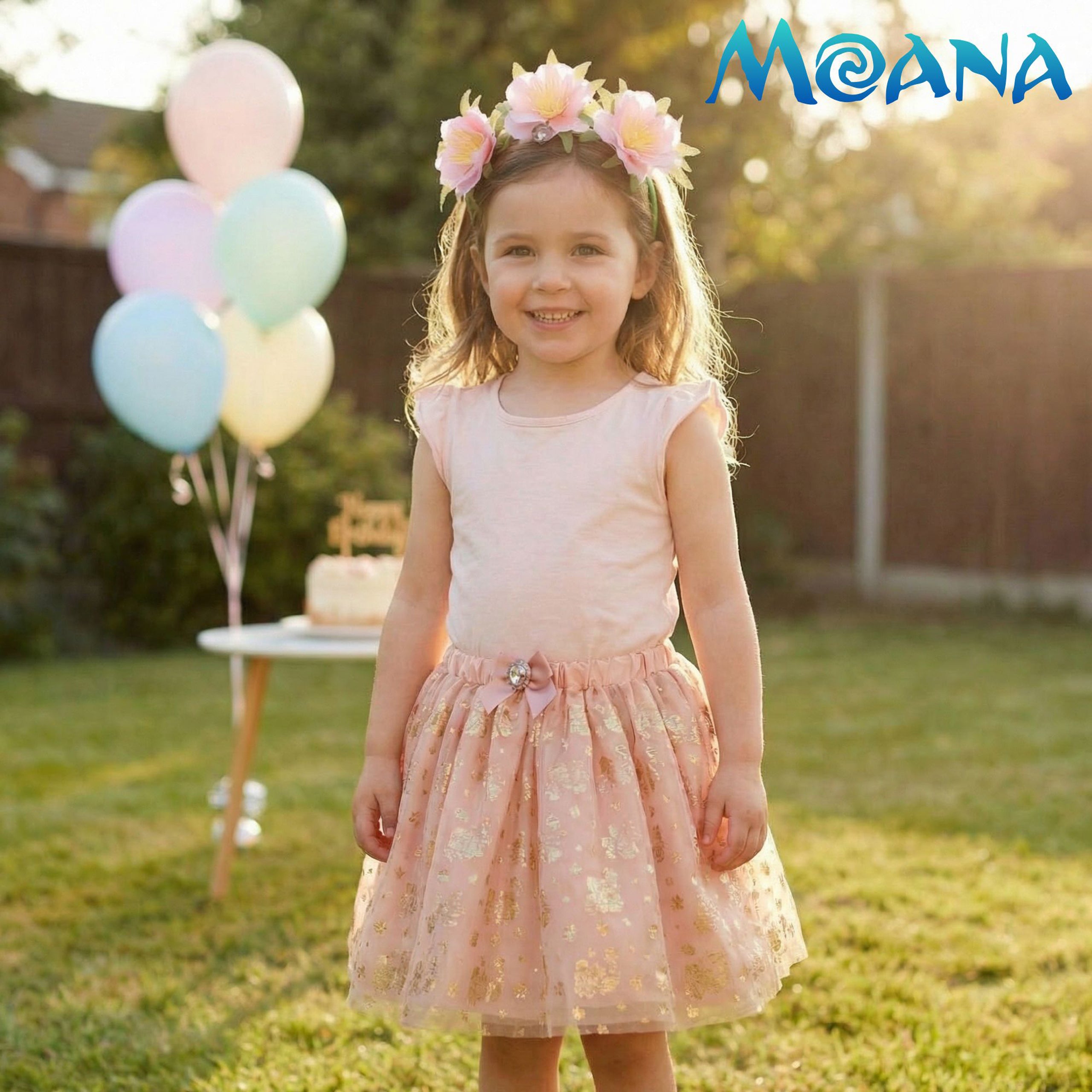 Disney Moana Tutu And Headband Set