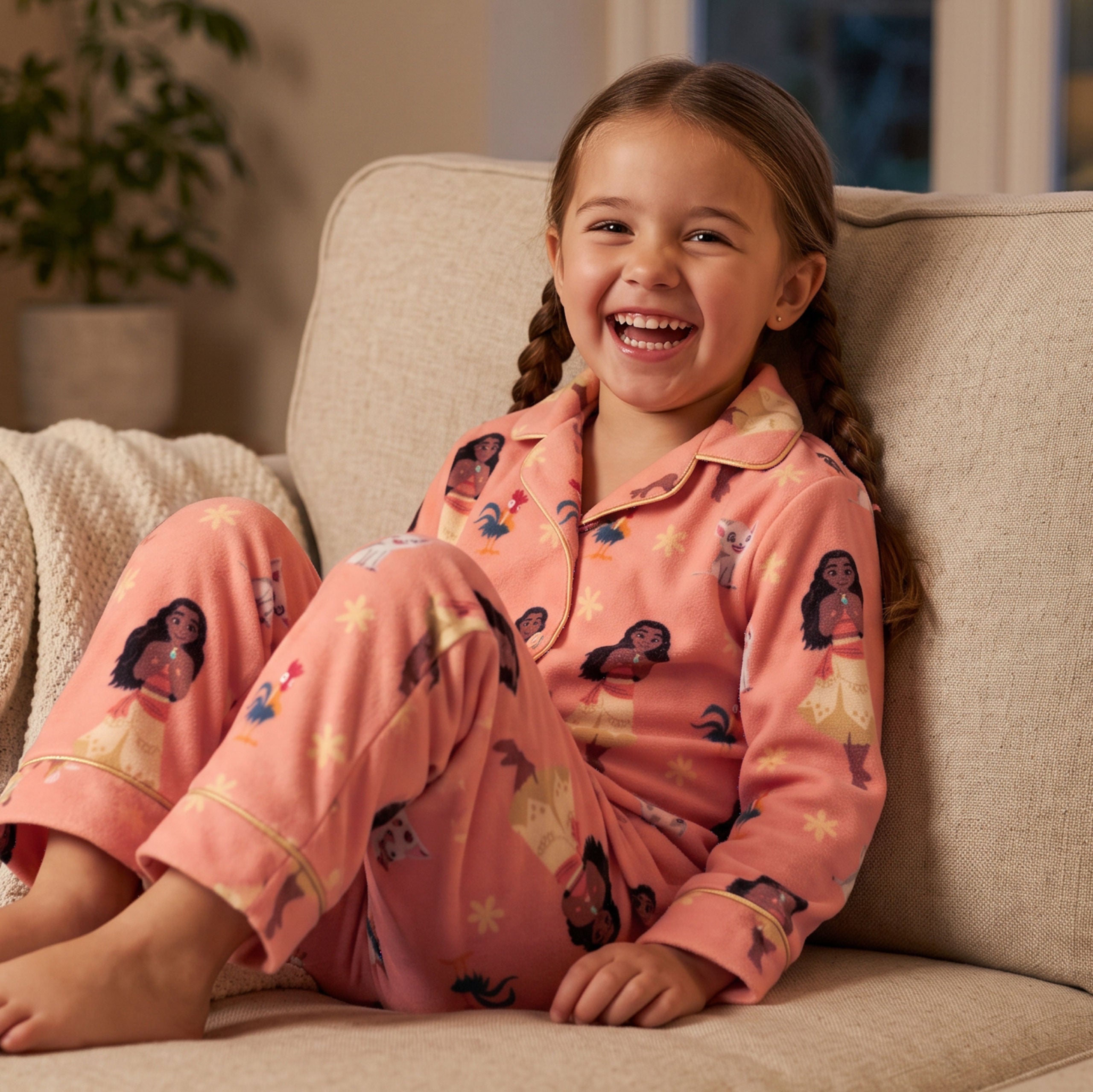 Disney Moana Fleece Pyjamas