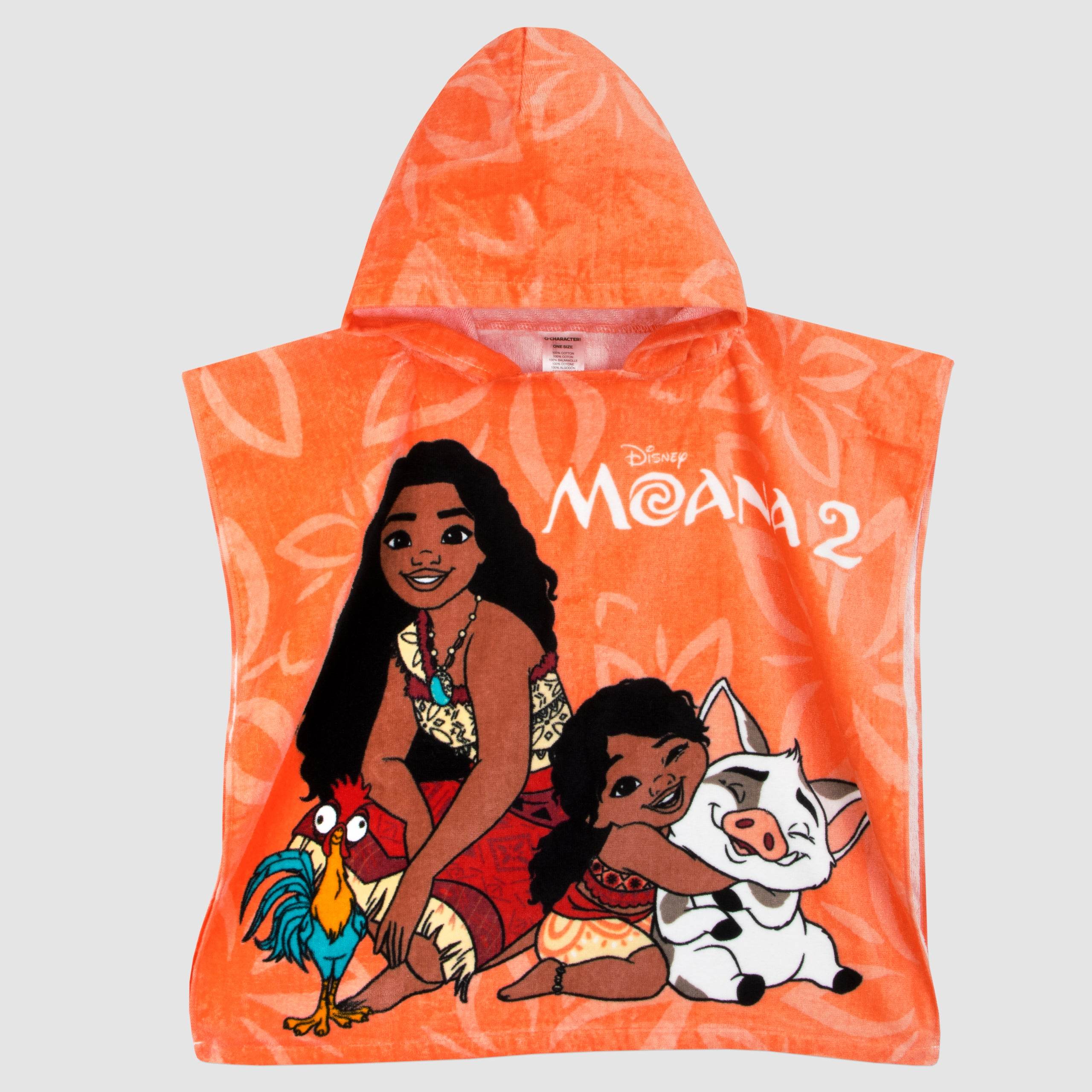 Moana Towel Poncho - Character.com