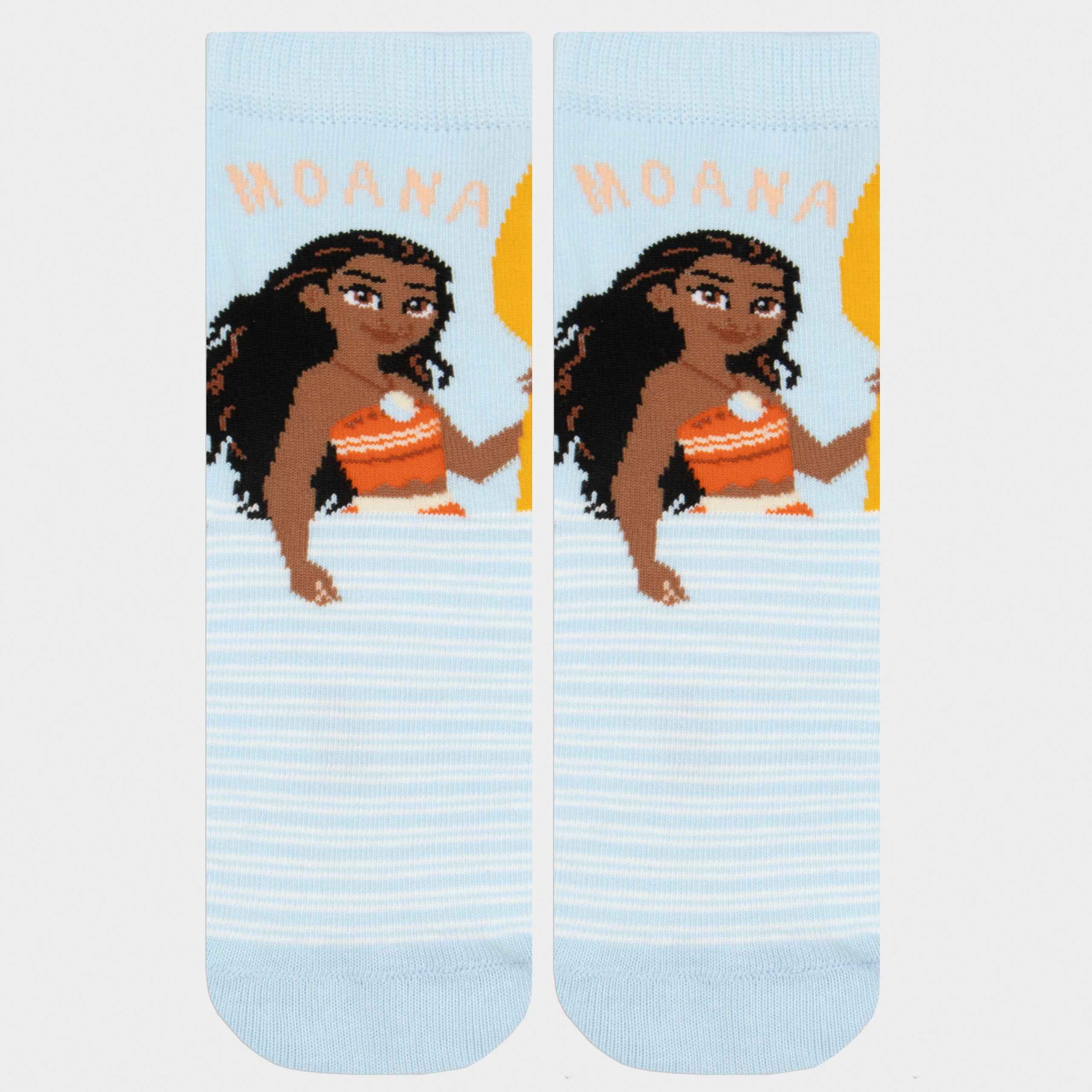 Disney Moana, Pua And Hei Hei Pack Of 3 Socks