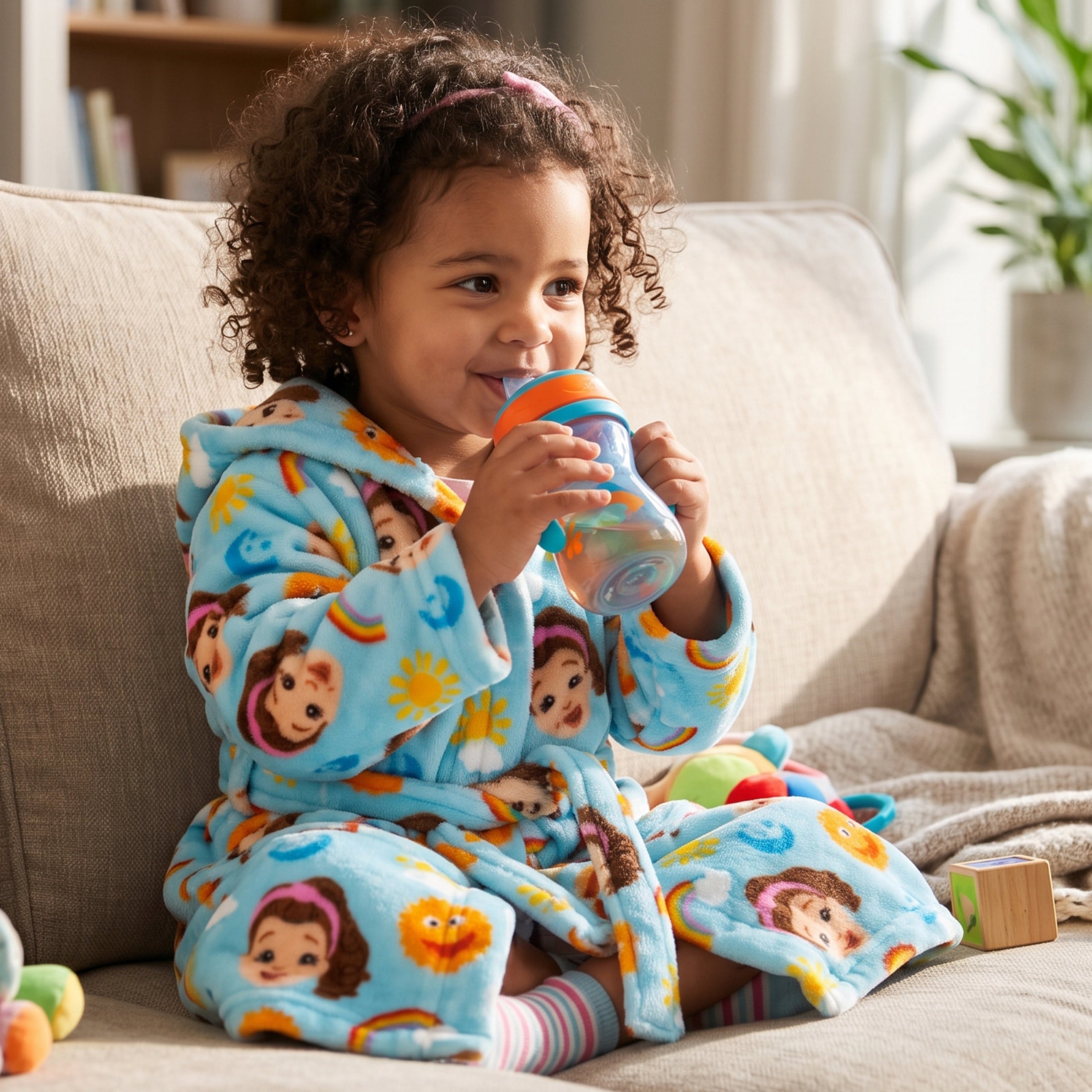 Ms. Rachel Fleece Dressing Gown