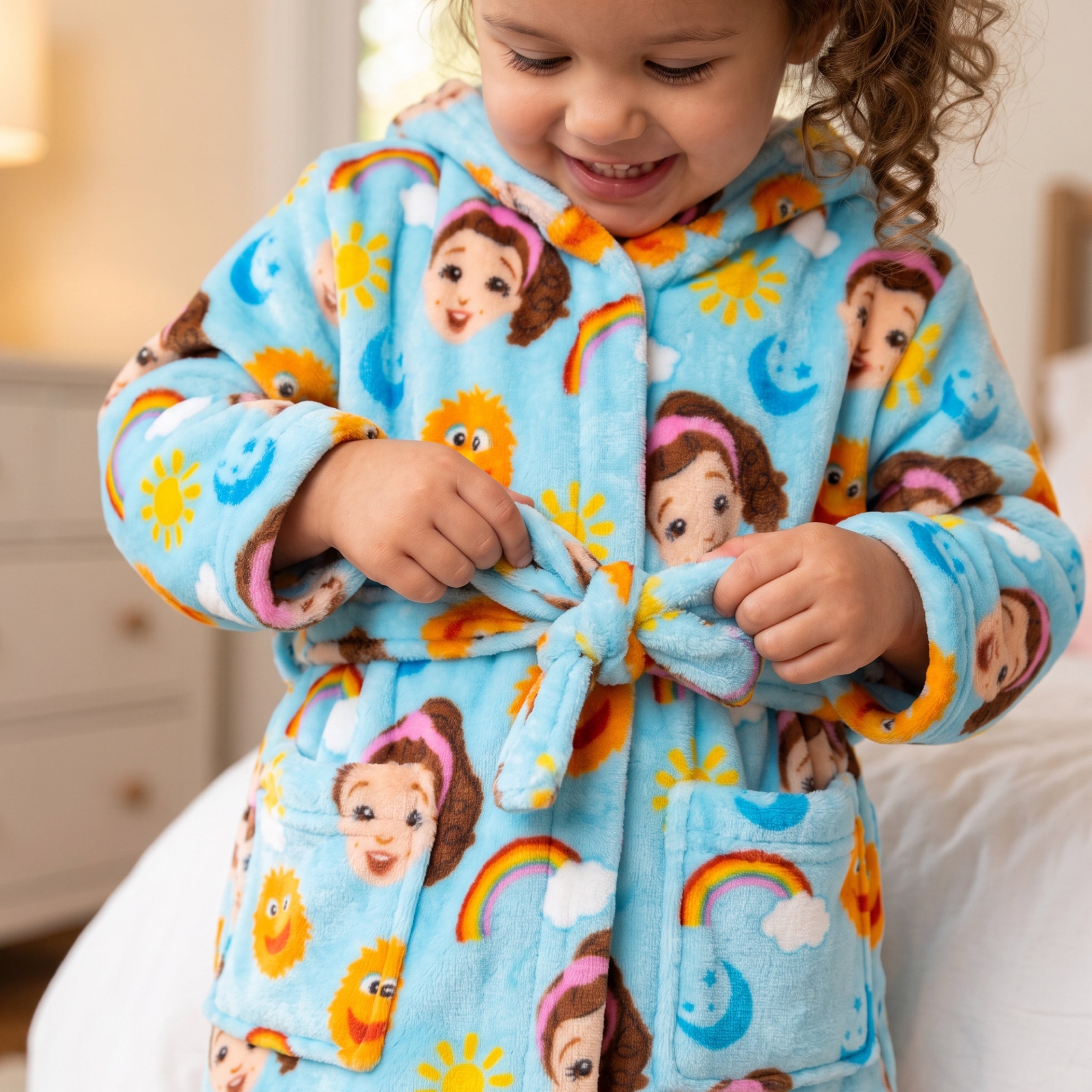 Ms. Rachel Fleece Dressing Gown