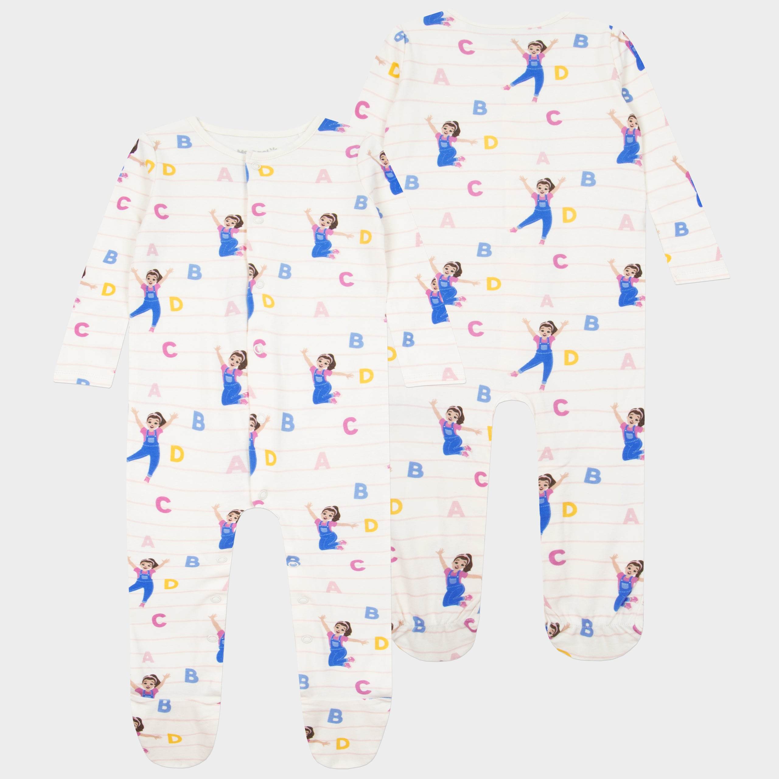 Ms Rachel Baby Sleepsuit - Character.com