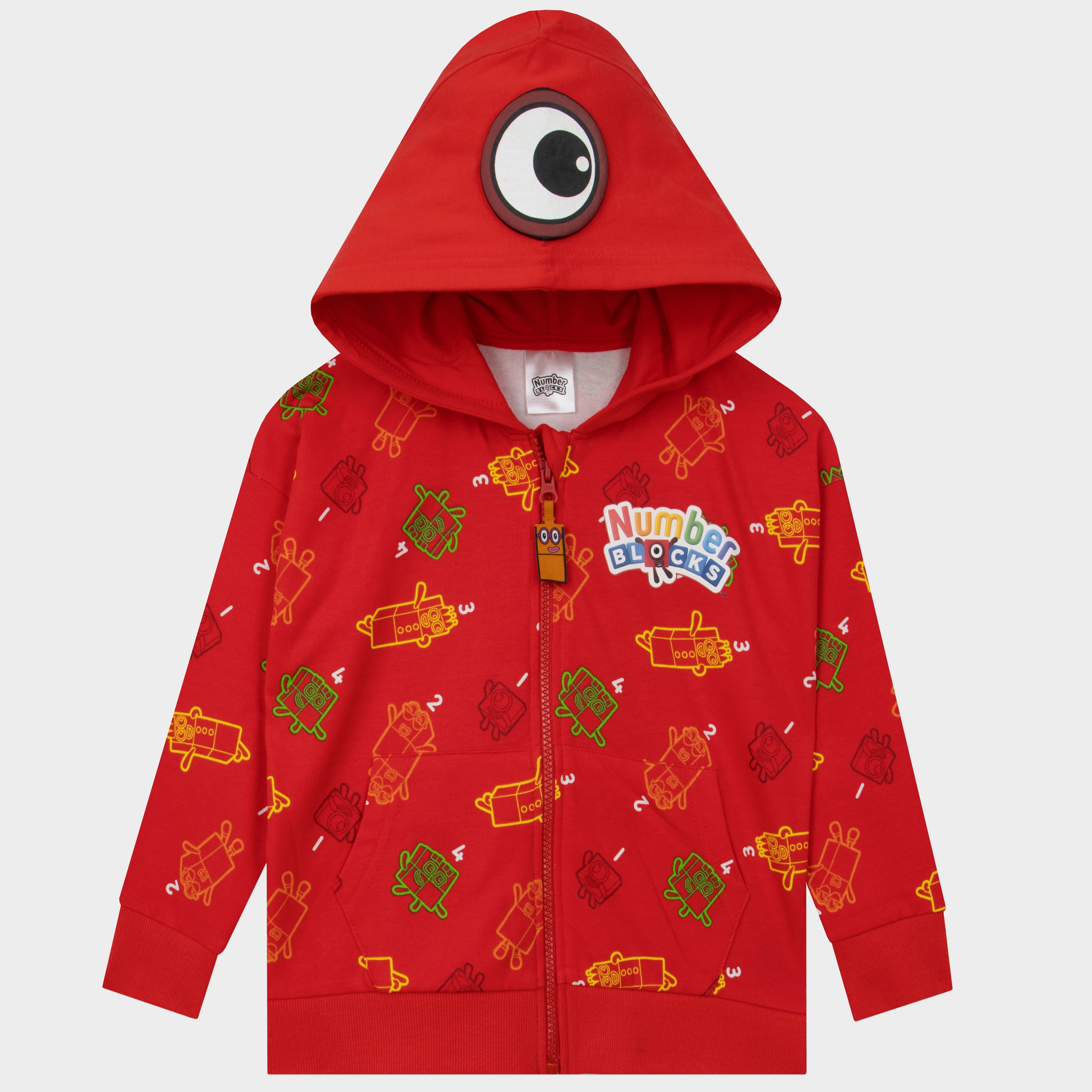 Numberblocks Zip Up Hoodie