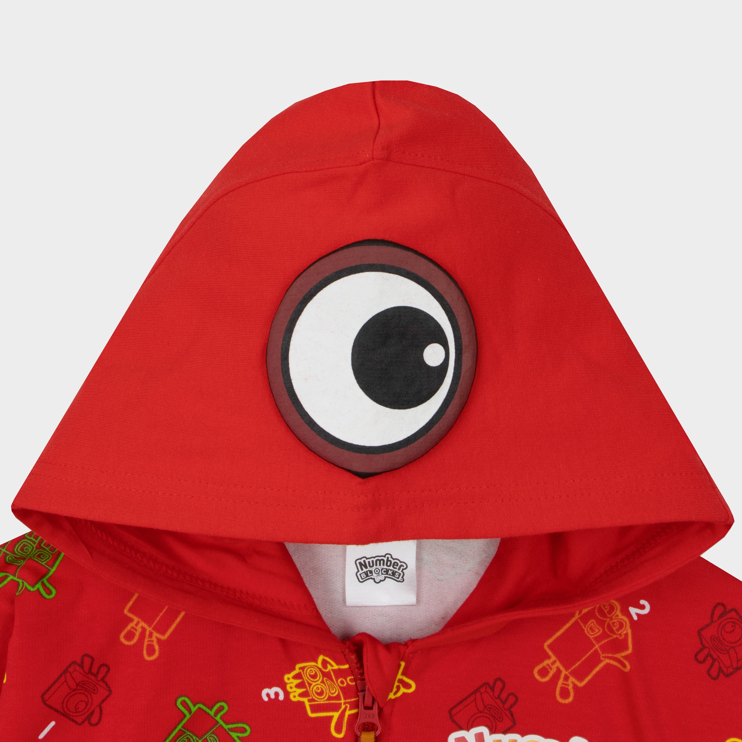 Numberblocks Zip Up Hoodie