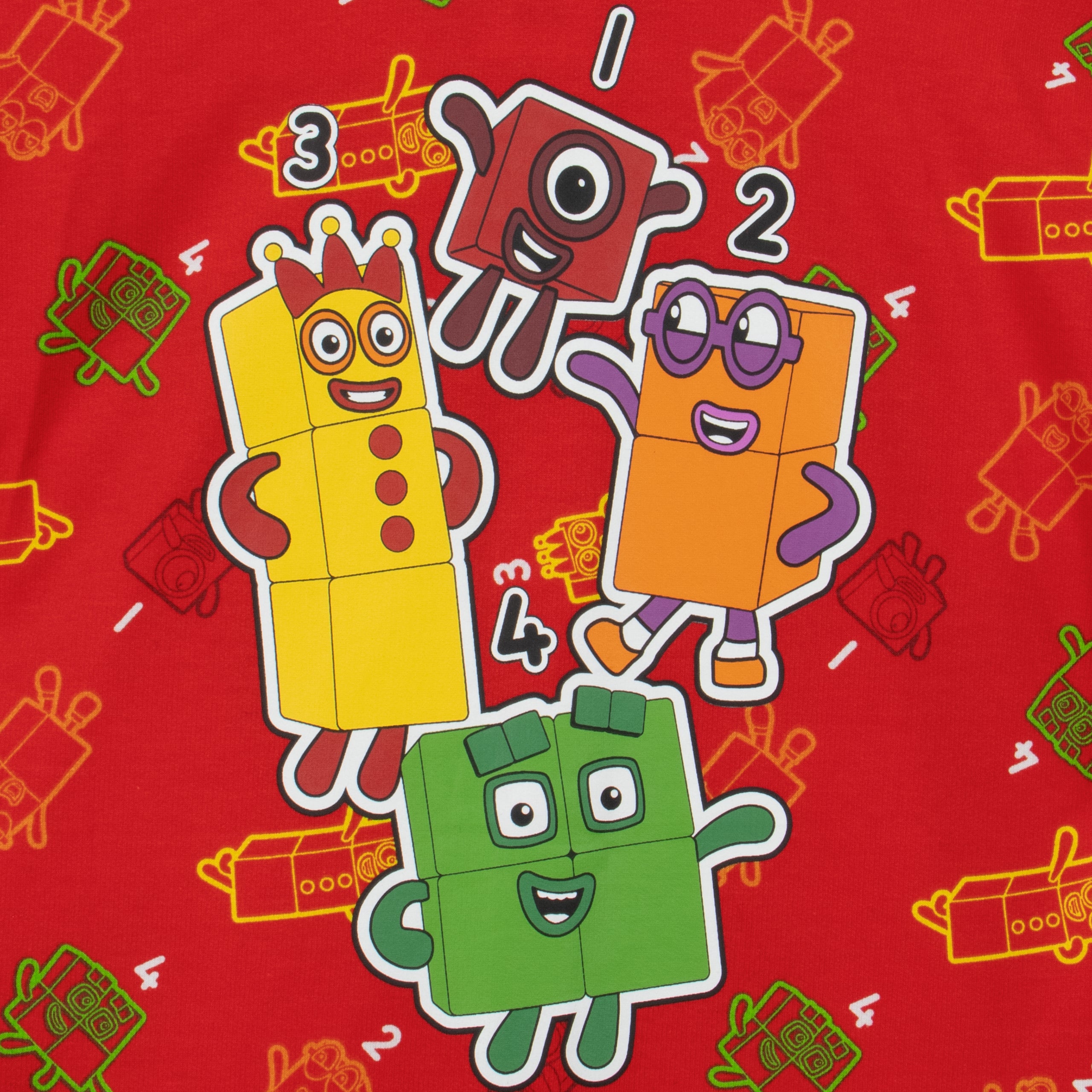Numberblocks Zip Up Hoodie