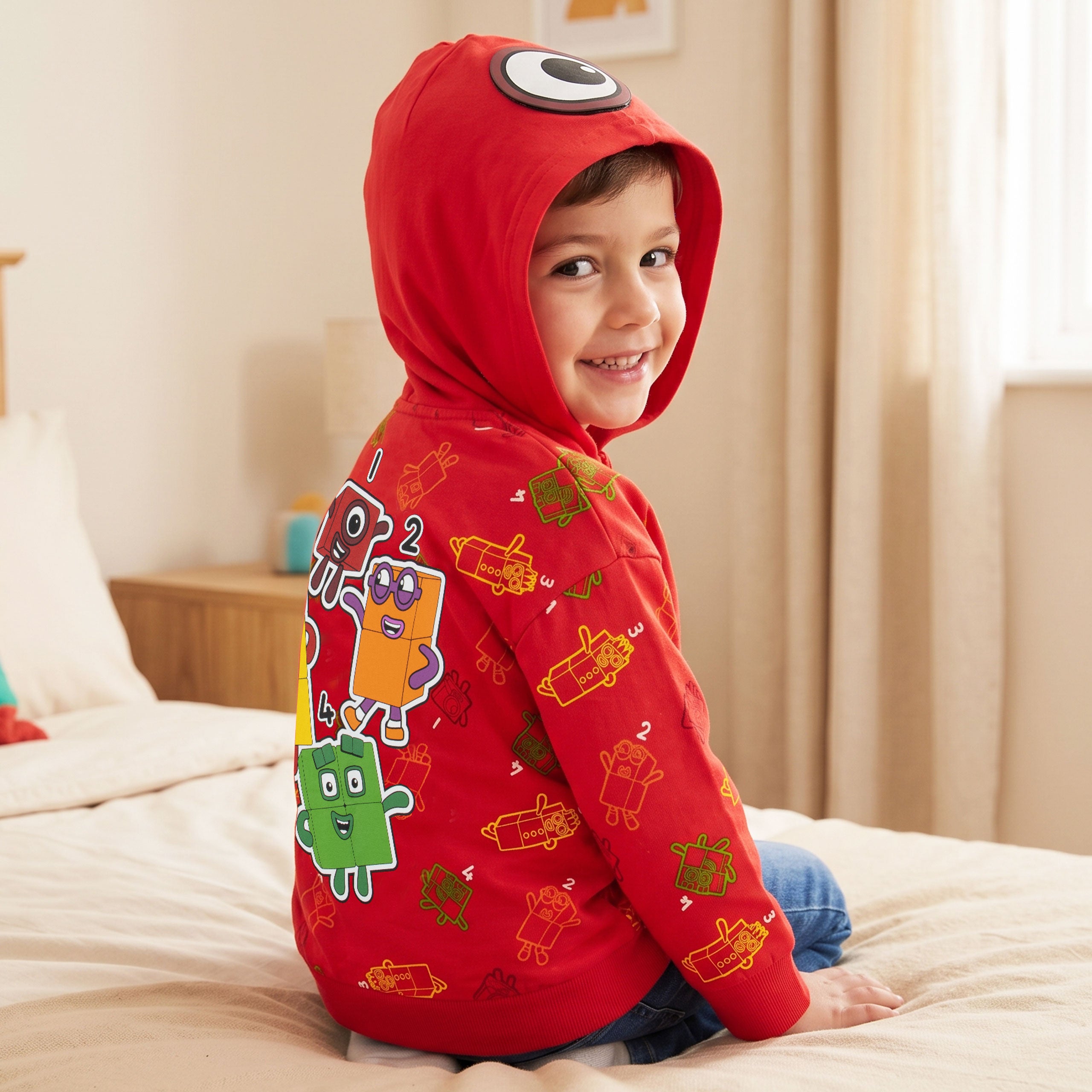 Numberblocks Zip Up Hoodie