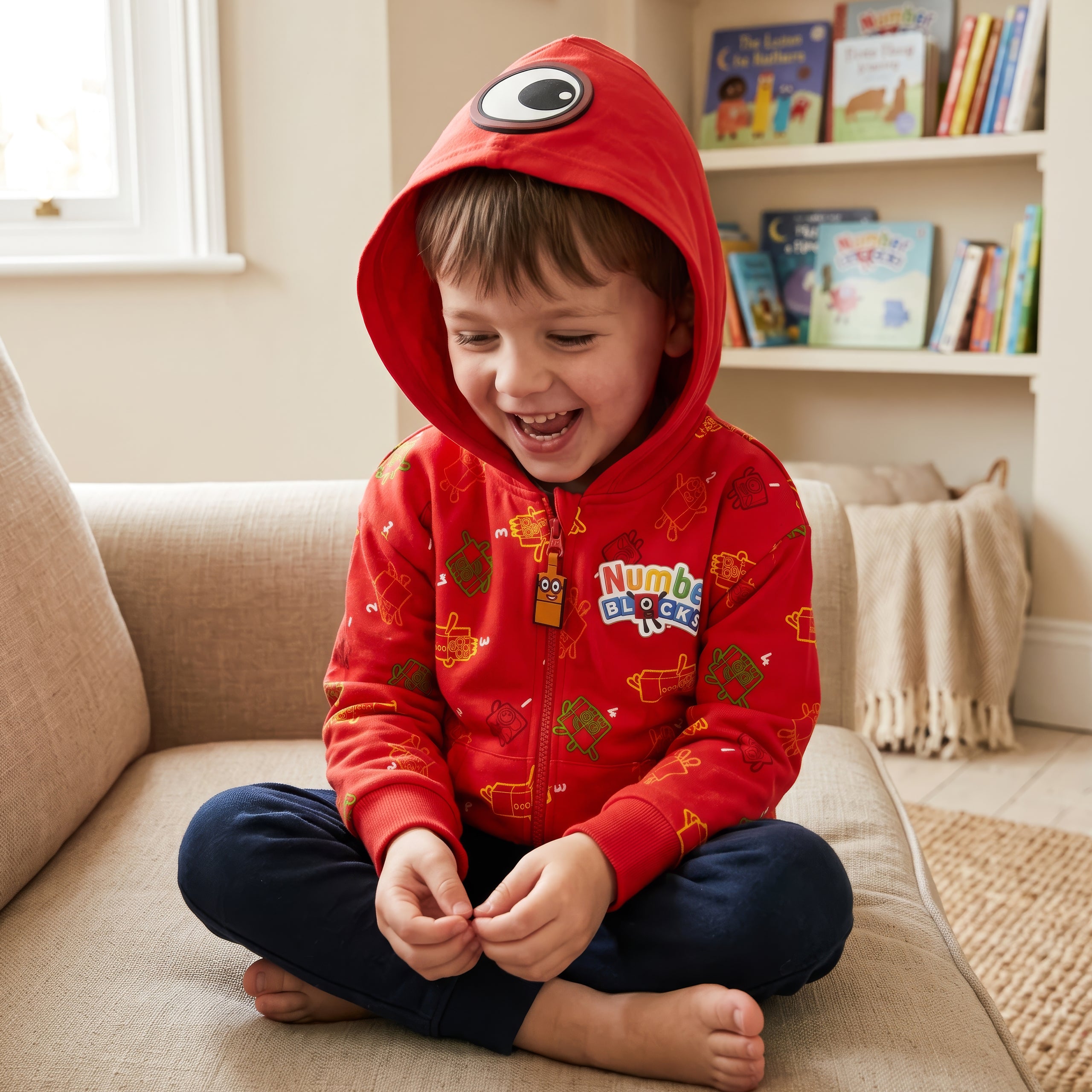 Numberblocks Zip Up Hoodie