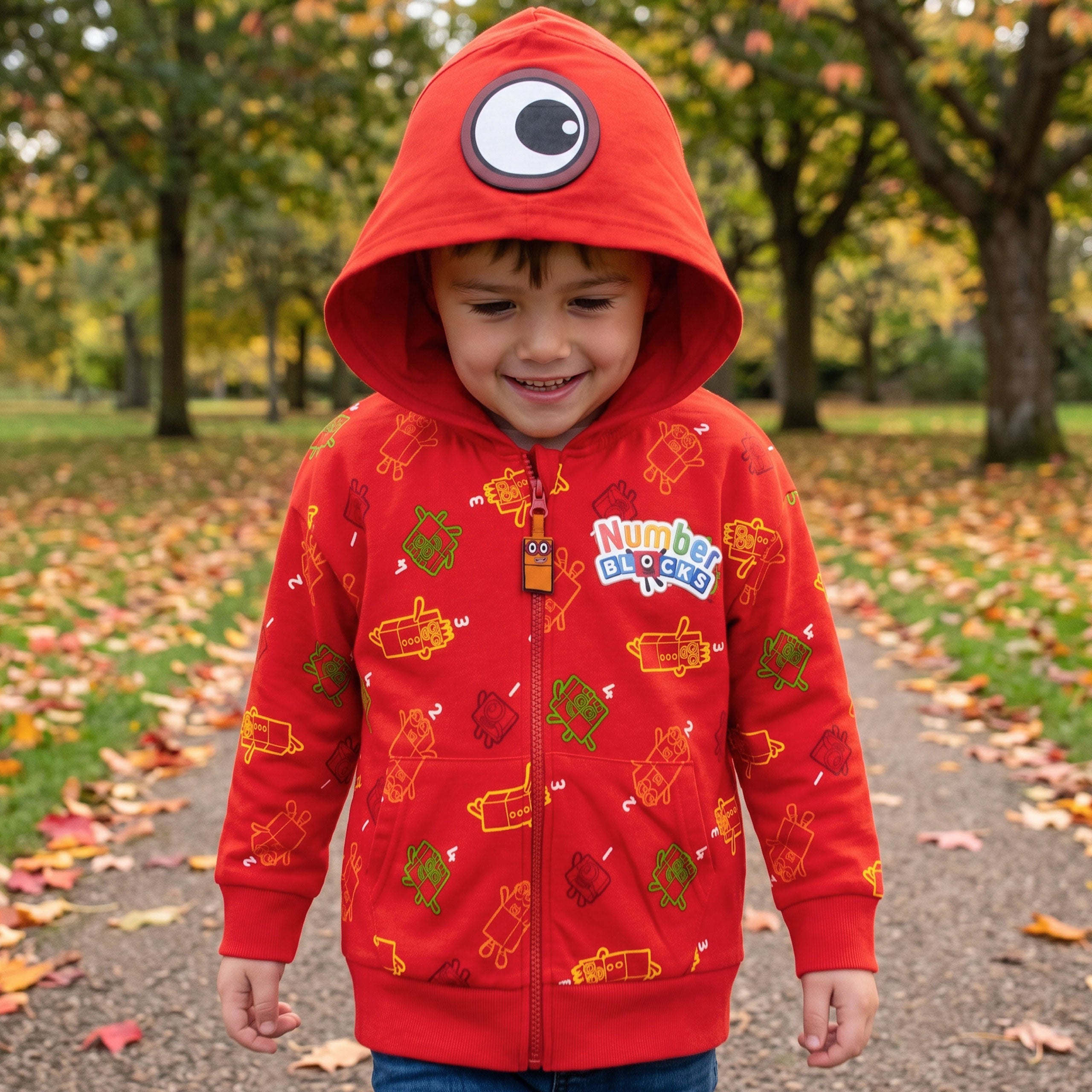 Numberblocks Zip Up Hoodie