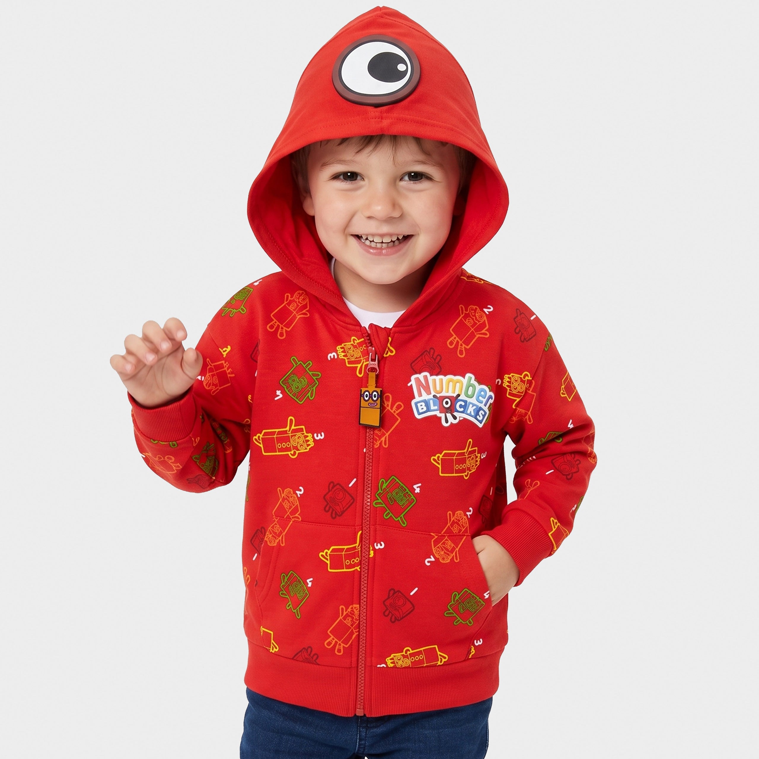 Numberblocks Zip Up Hoodie
