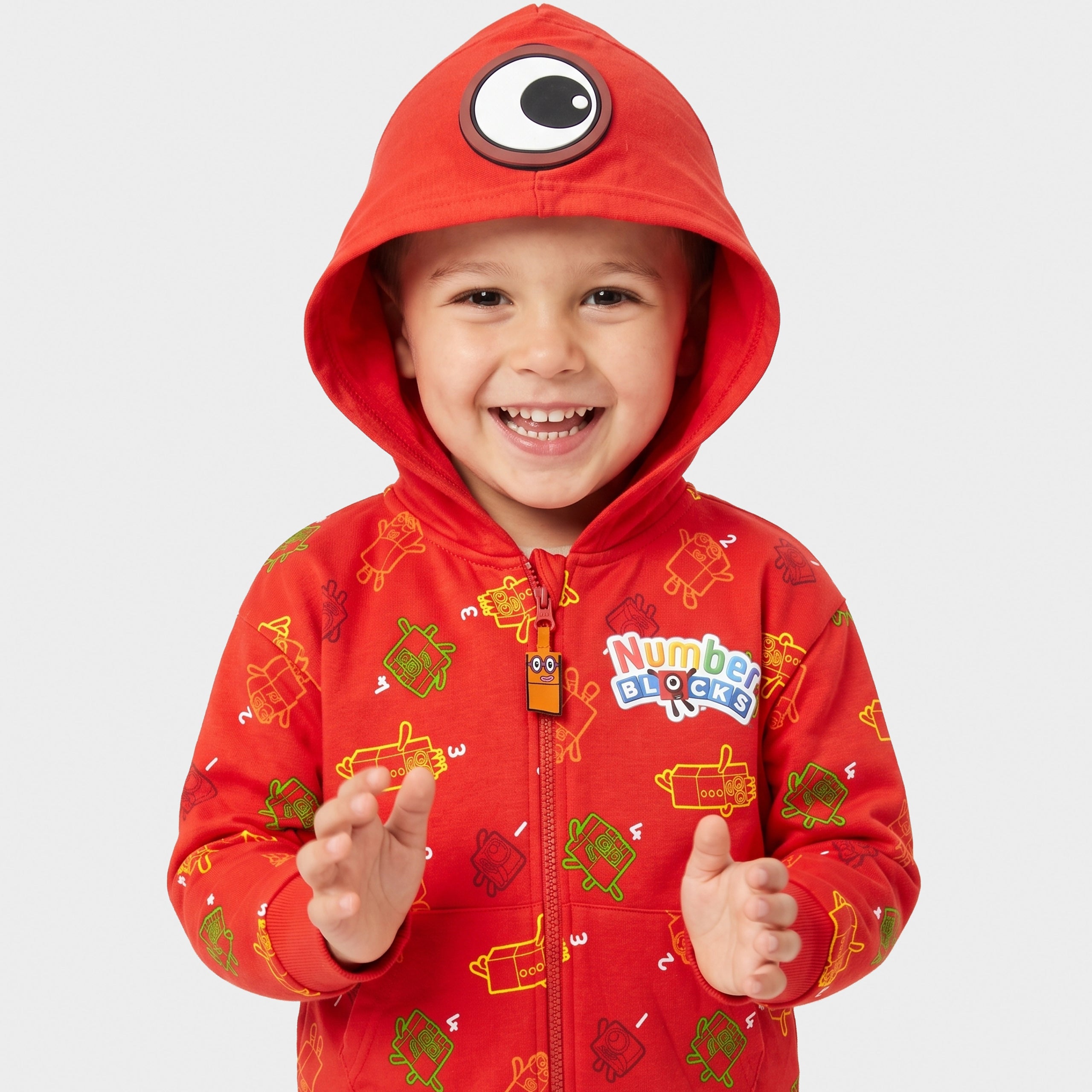 Numberblocks Zip Up Hoodie