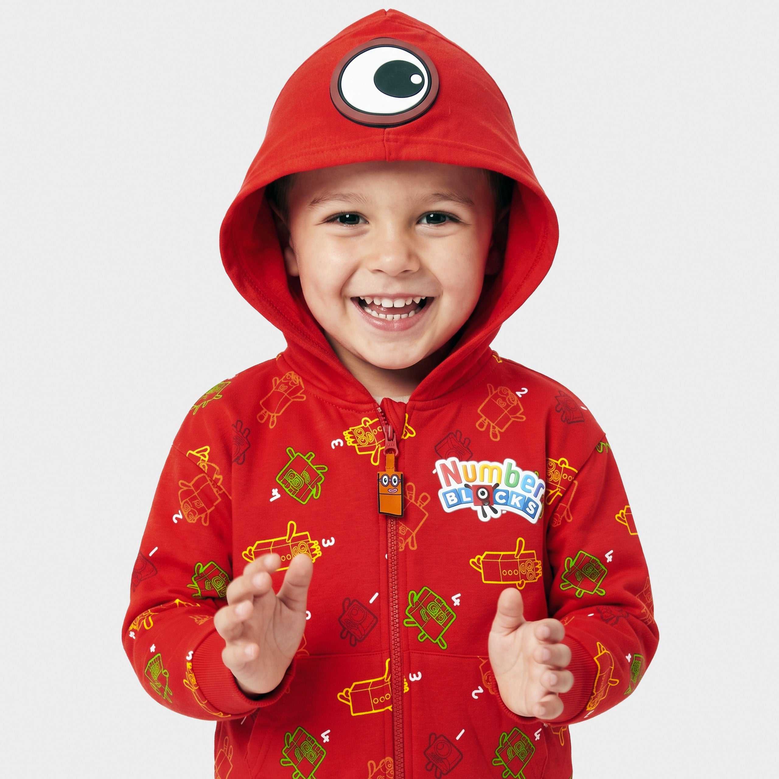 Numberblocks Zip Up Hoodie