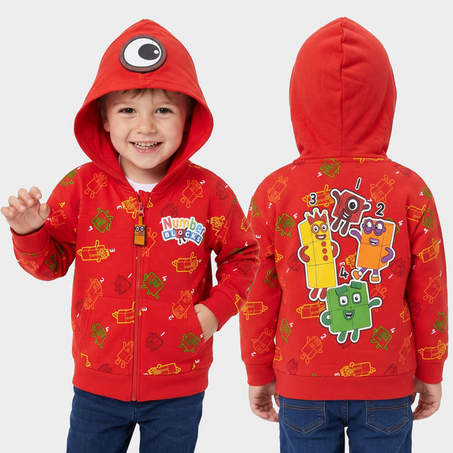 Numberblocks Zip Up Hoodie