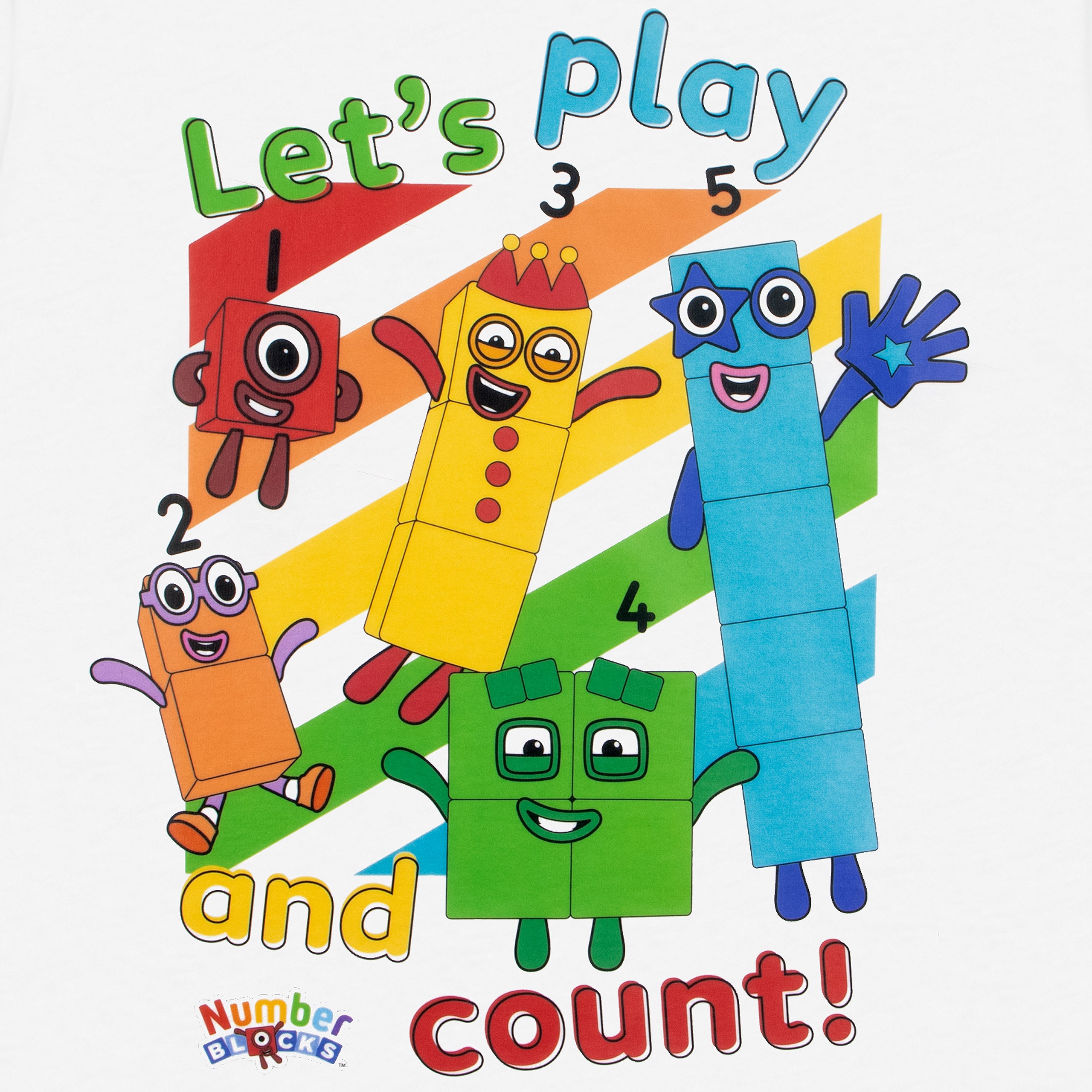 Numberblocks 'Lets Play and Count' T-Shirt