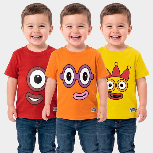 Numberblocks 3 Pack T-Shirts