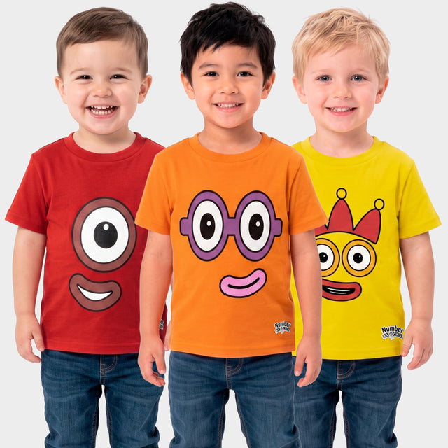 Numberblocks 3 Pack T-Shirts