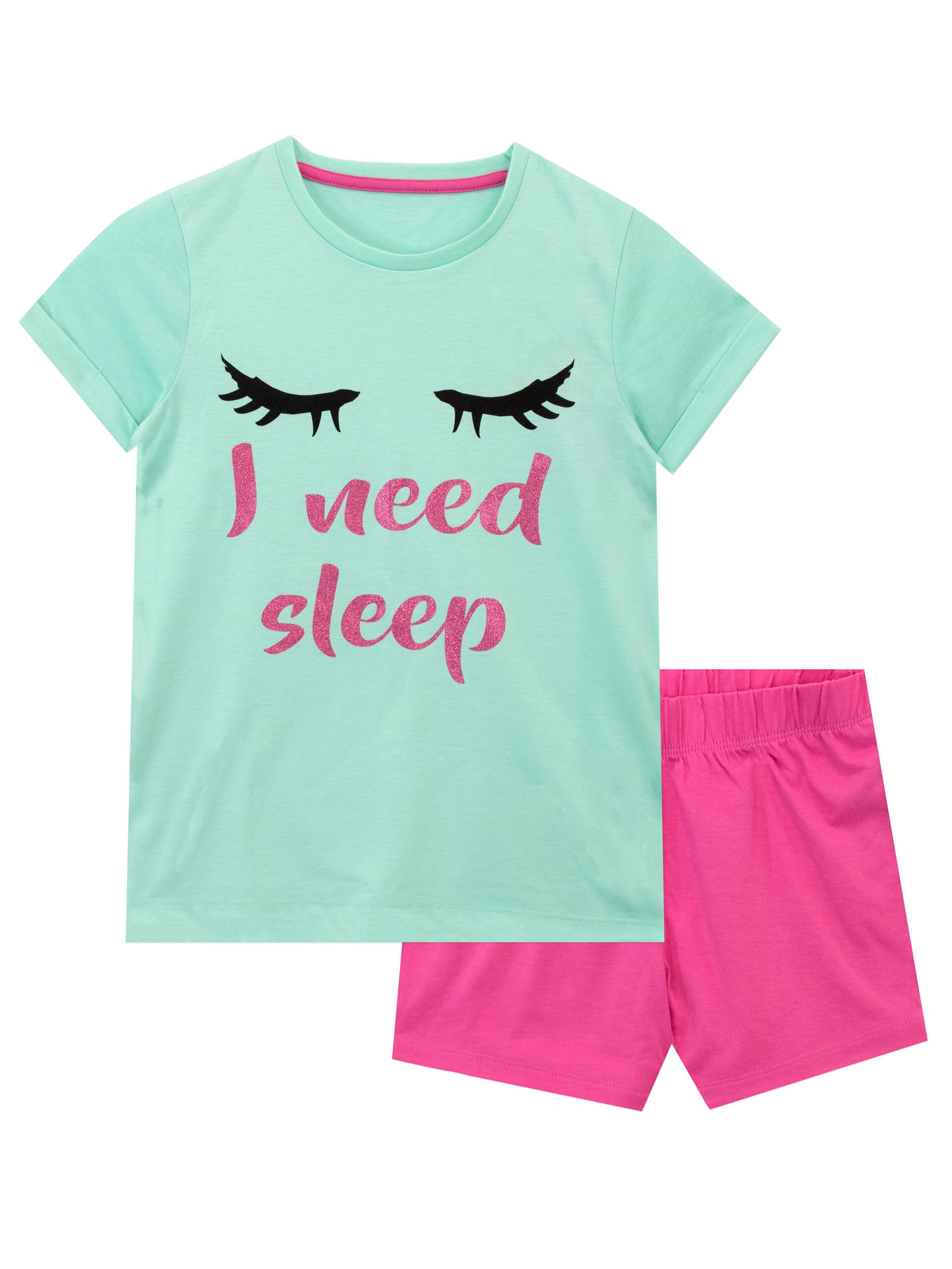 I Need Sleep Glitter Pyjamas