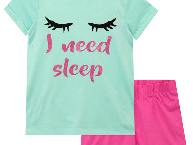I Need Sleep Glitter Pyjamas