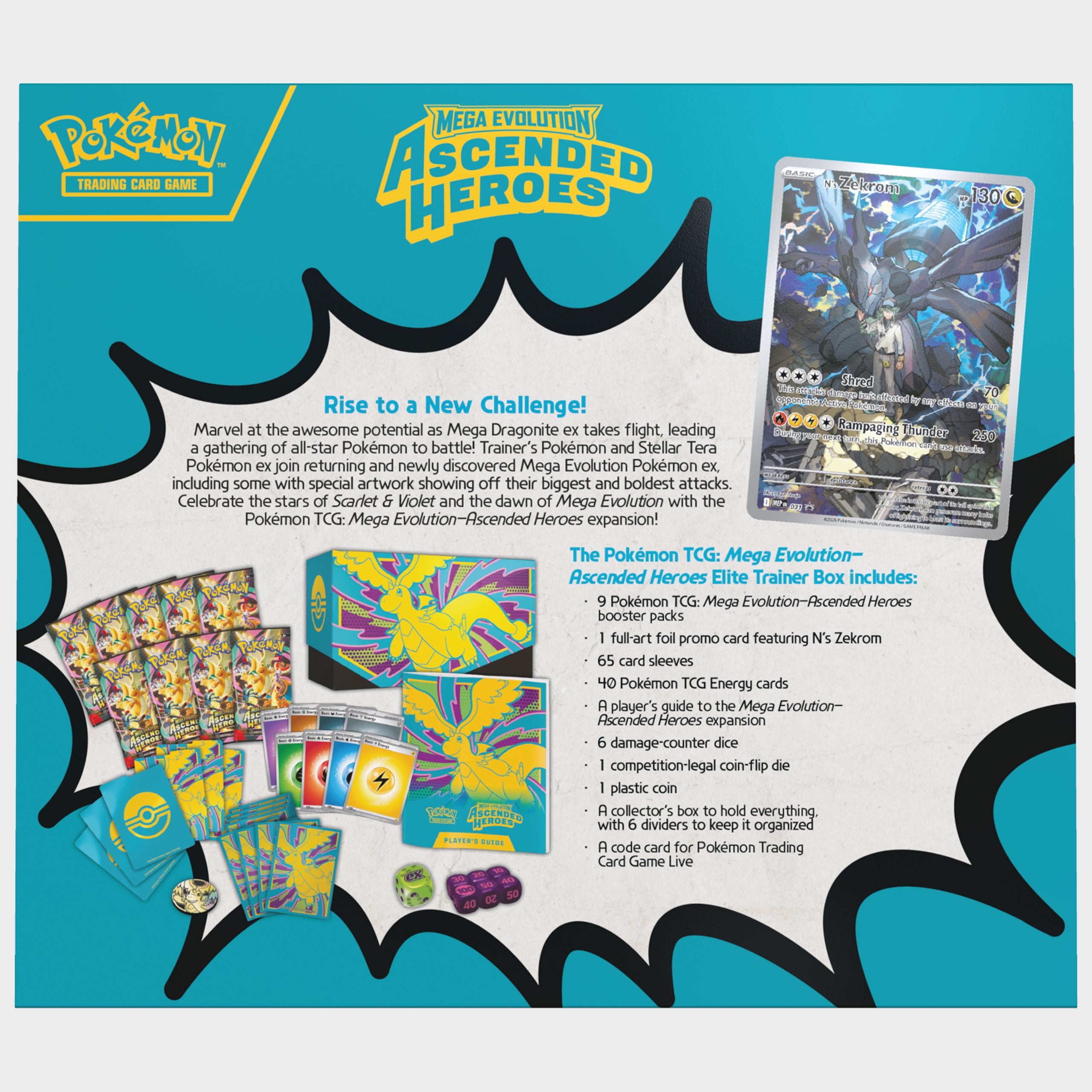 Pokemon Mega Evolution Ascended Heroes - Elite Trainer Box