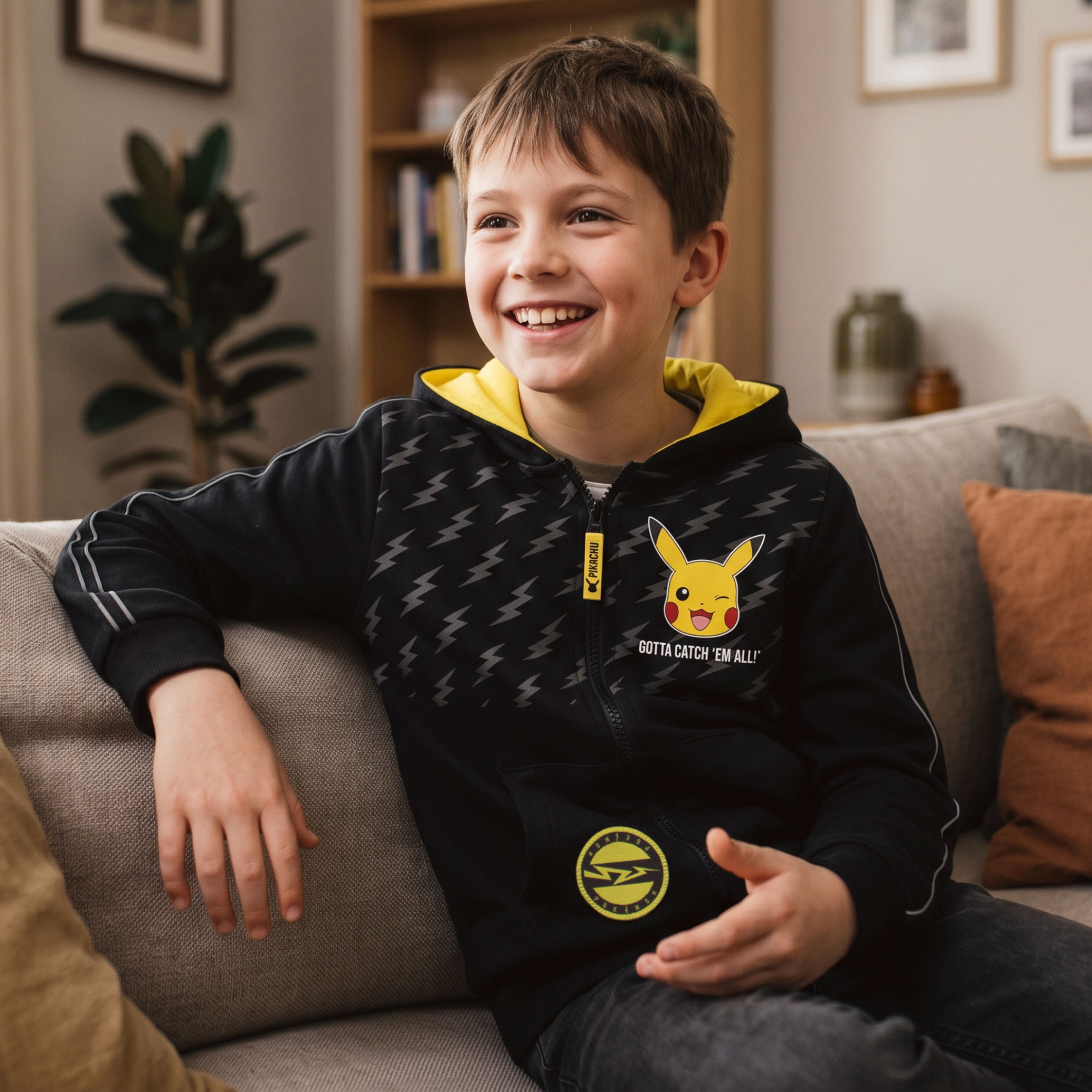 Pokemon Pikachu Zip Up Hoodie