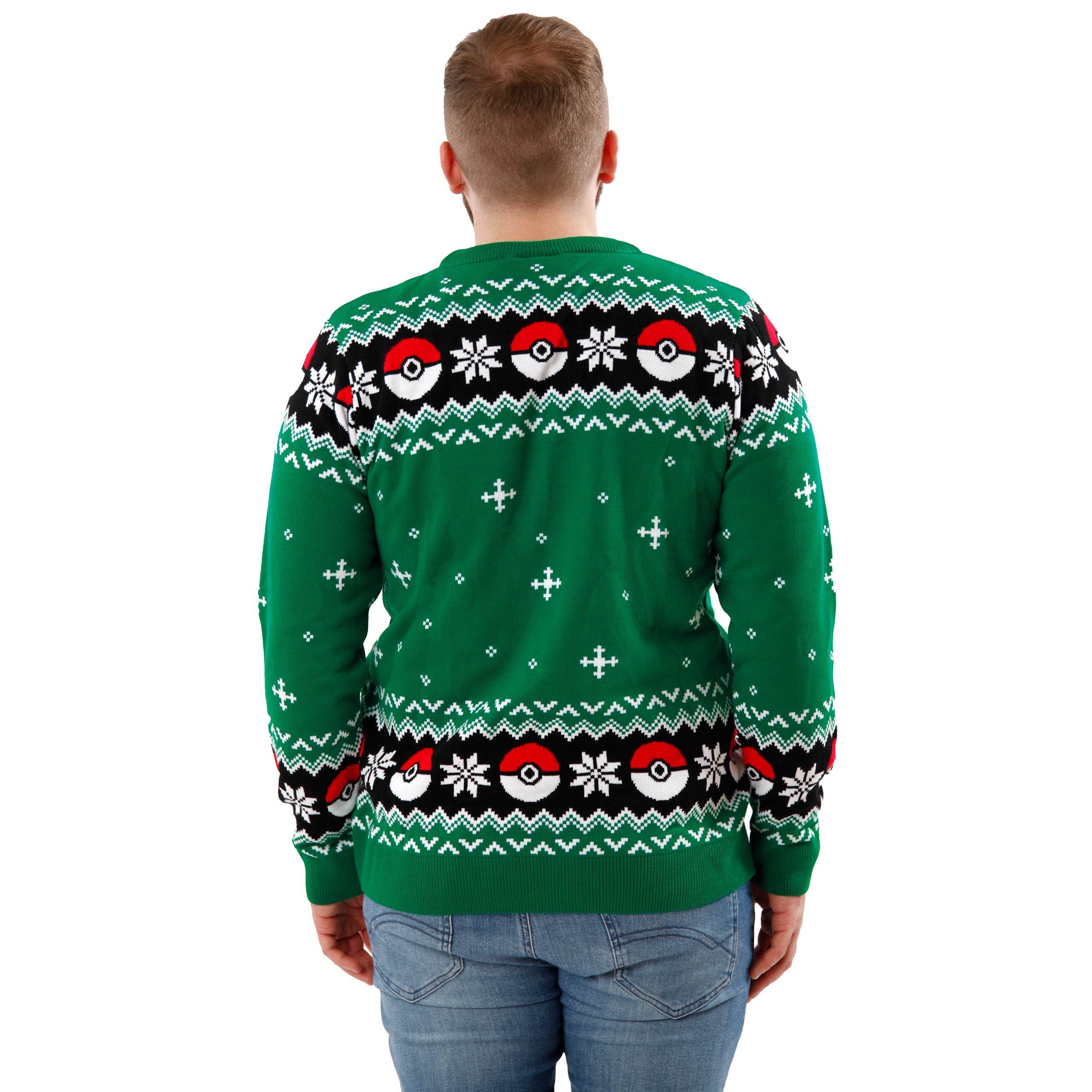 Mens Pokemon Christmas Jumper - Character.com