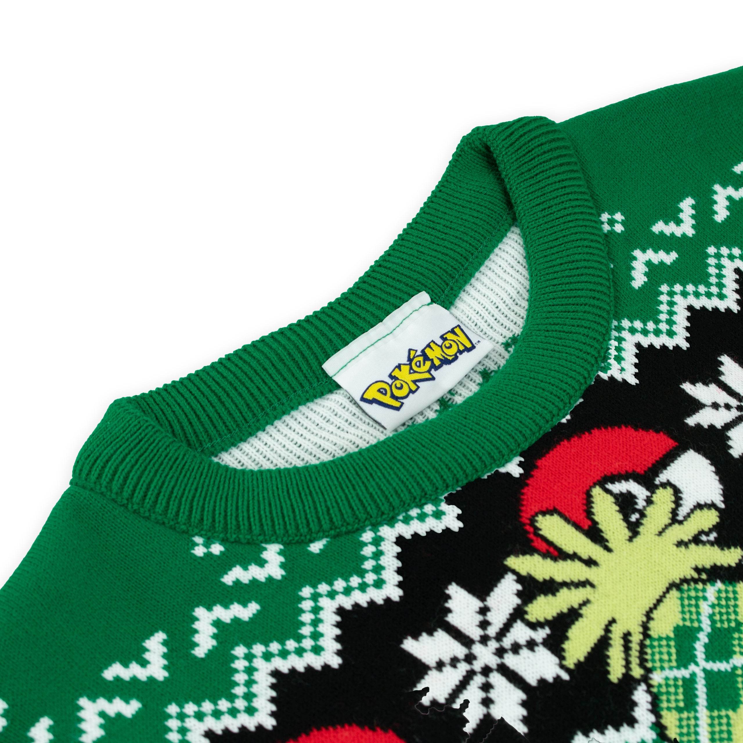 Mens Pokemon Christmas Jumper - Character.com