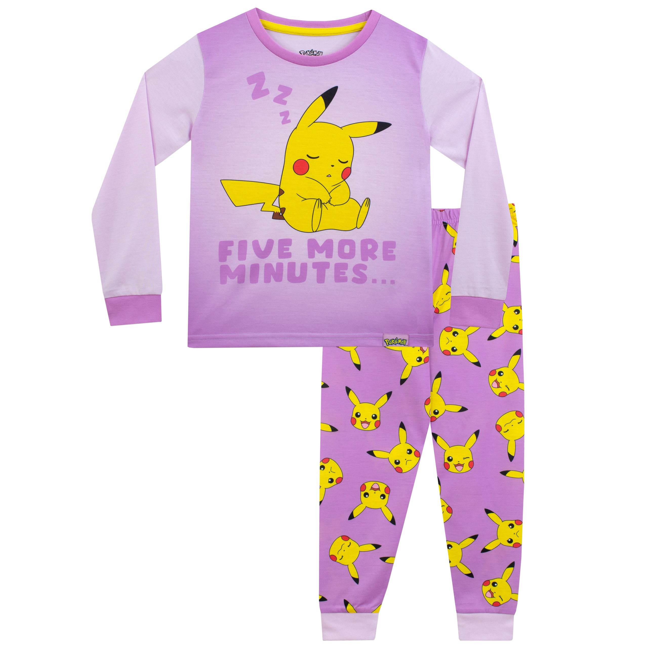 Pikachu Long Sleeve Pyjamas | Girls Pyjamas | Character.com