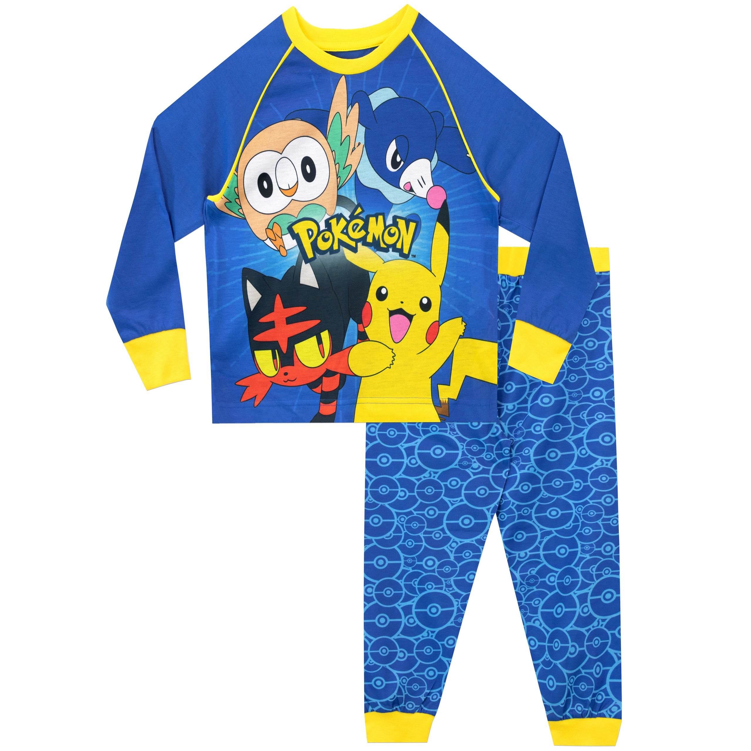 Pokemon Pyjamas - Pikachu, Popplio, Rowlet, and Litten - Character.com
