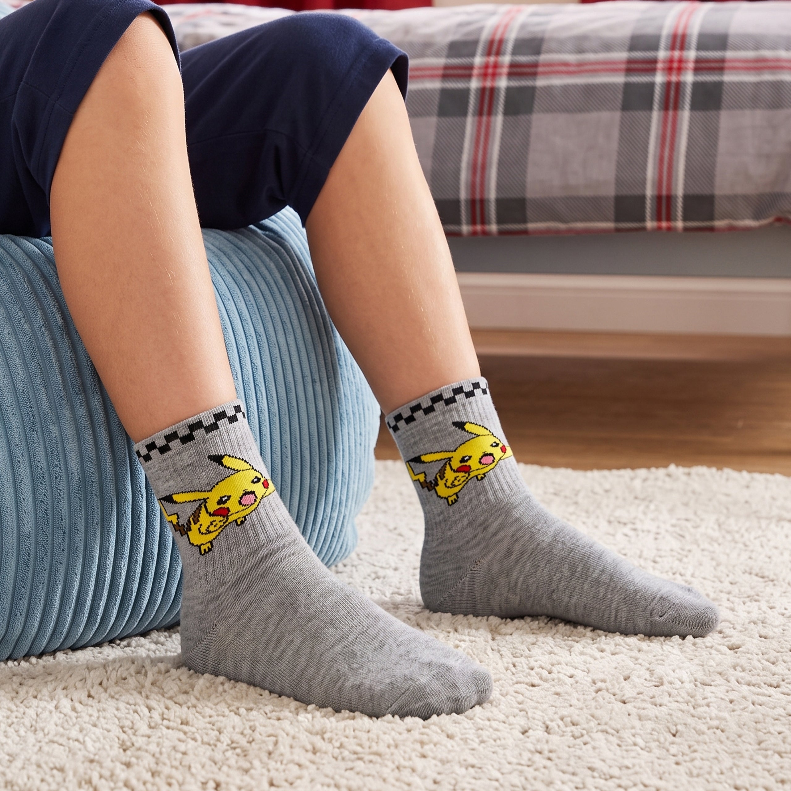 Pokemon 3 Pack Socks